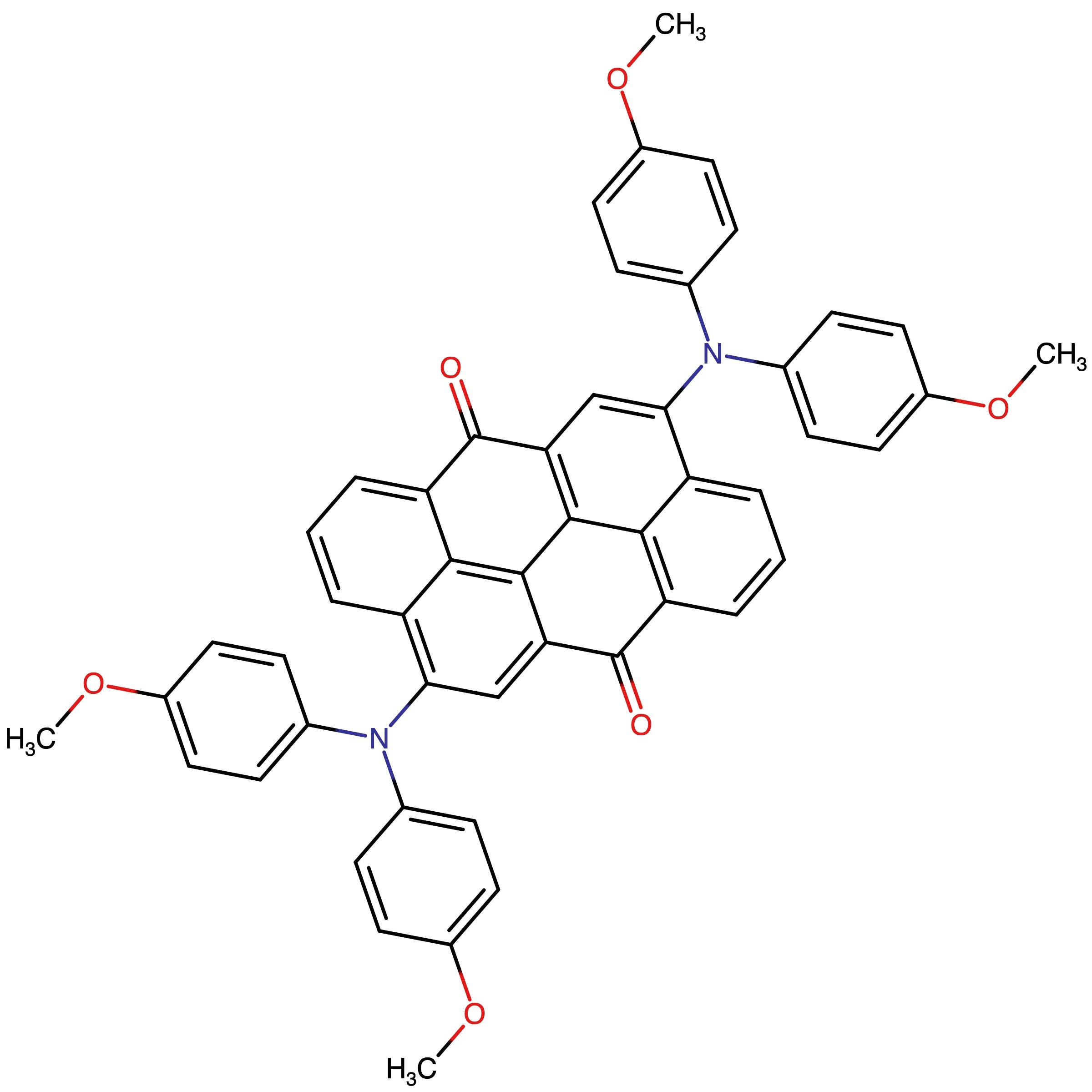 CAS 2182594-58-5 | 4,10-Bis(bis(4-methoxyphenyl)amino)naphtho[7,8,1,2,3-nopqr]tetraphene-6,12-dione