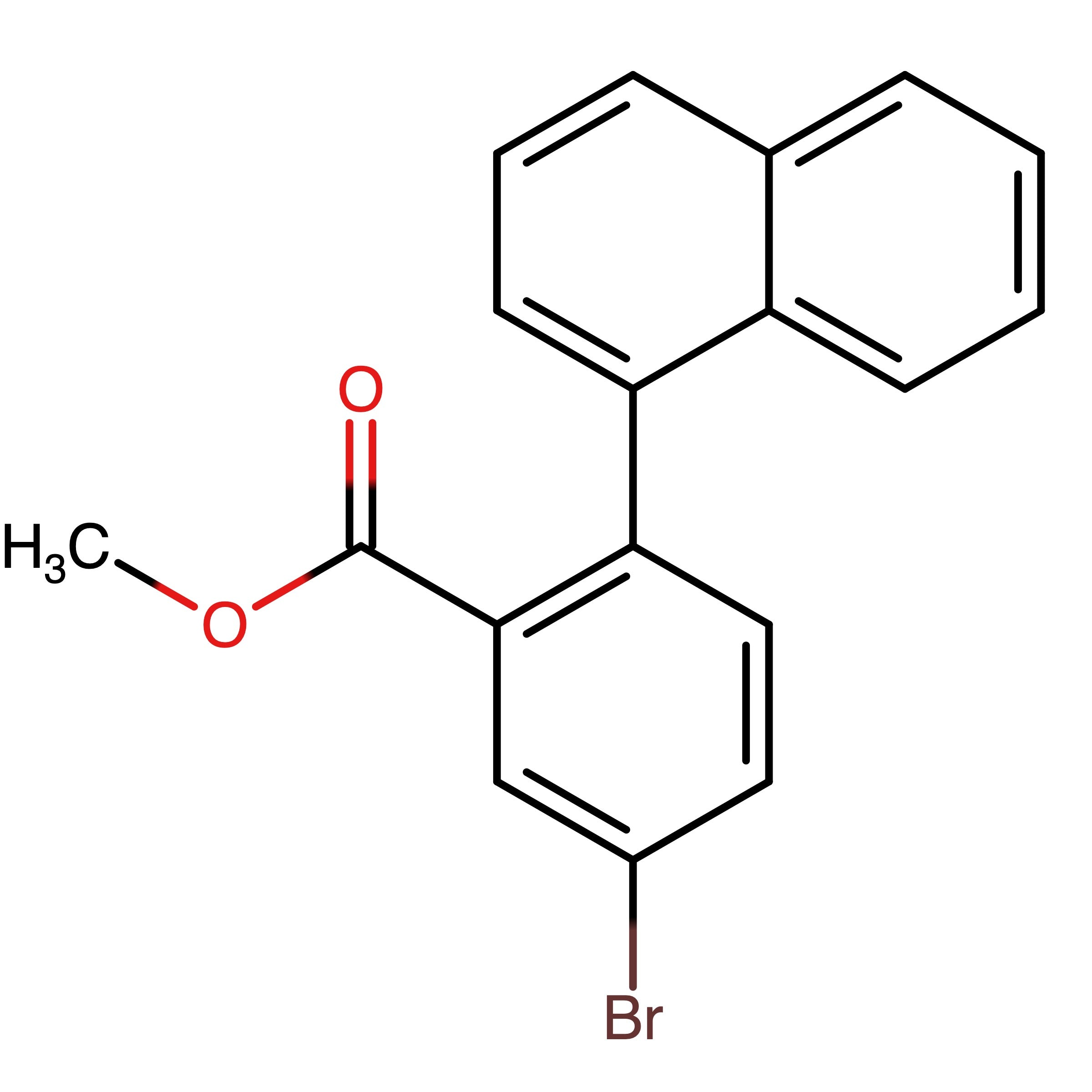 CAS 1262281-86-6 | Methyl 5-bromo-2-(naphthalene-1-yl)benzoate