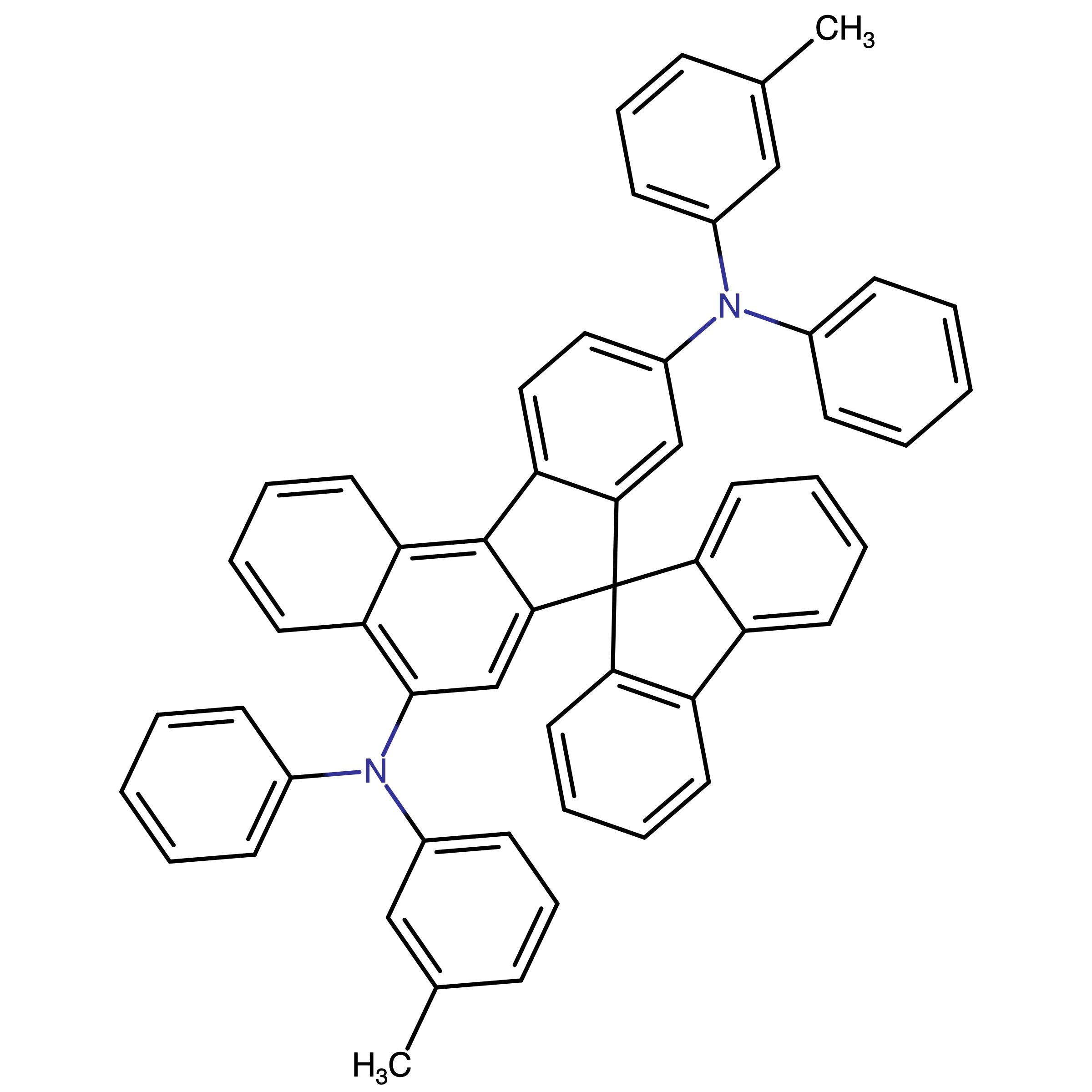 CAS 1262281-91-3 | N5,N9-Diphenyl-N5,N9-di-m-tolylspiro[benzo[c]fluorene-7,9'-fluorene]-5,9-diamine