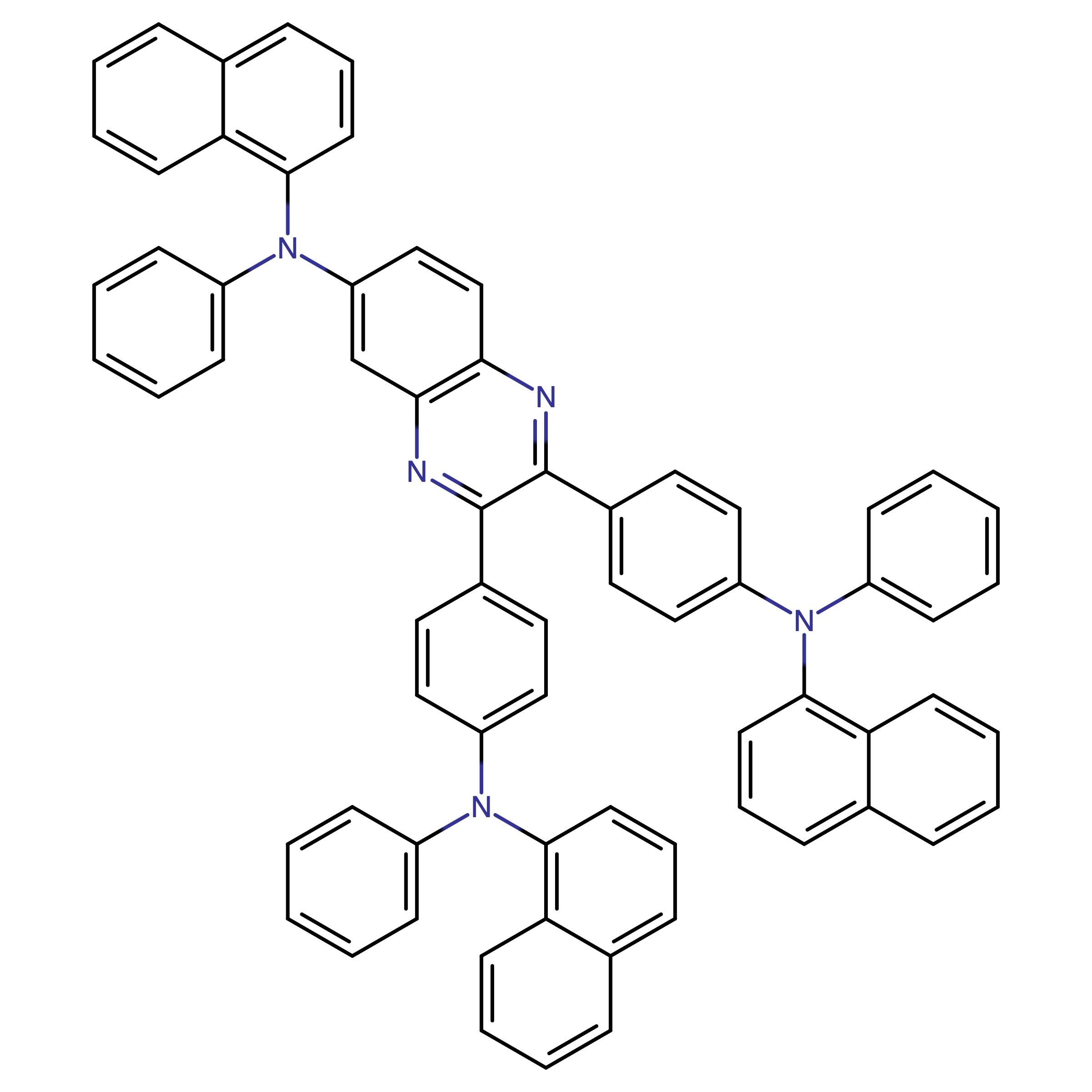 CAS 2311925-73-0 | N,N'-((6-(Naphthalen-1-yl(phenyl)amino)quinoxaline-2,3-diyl)bis(4,1-phenylene))bis(N-phenylnaphthalen-1-amine)