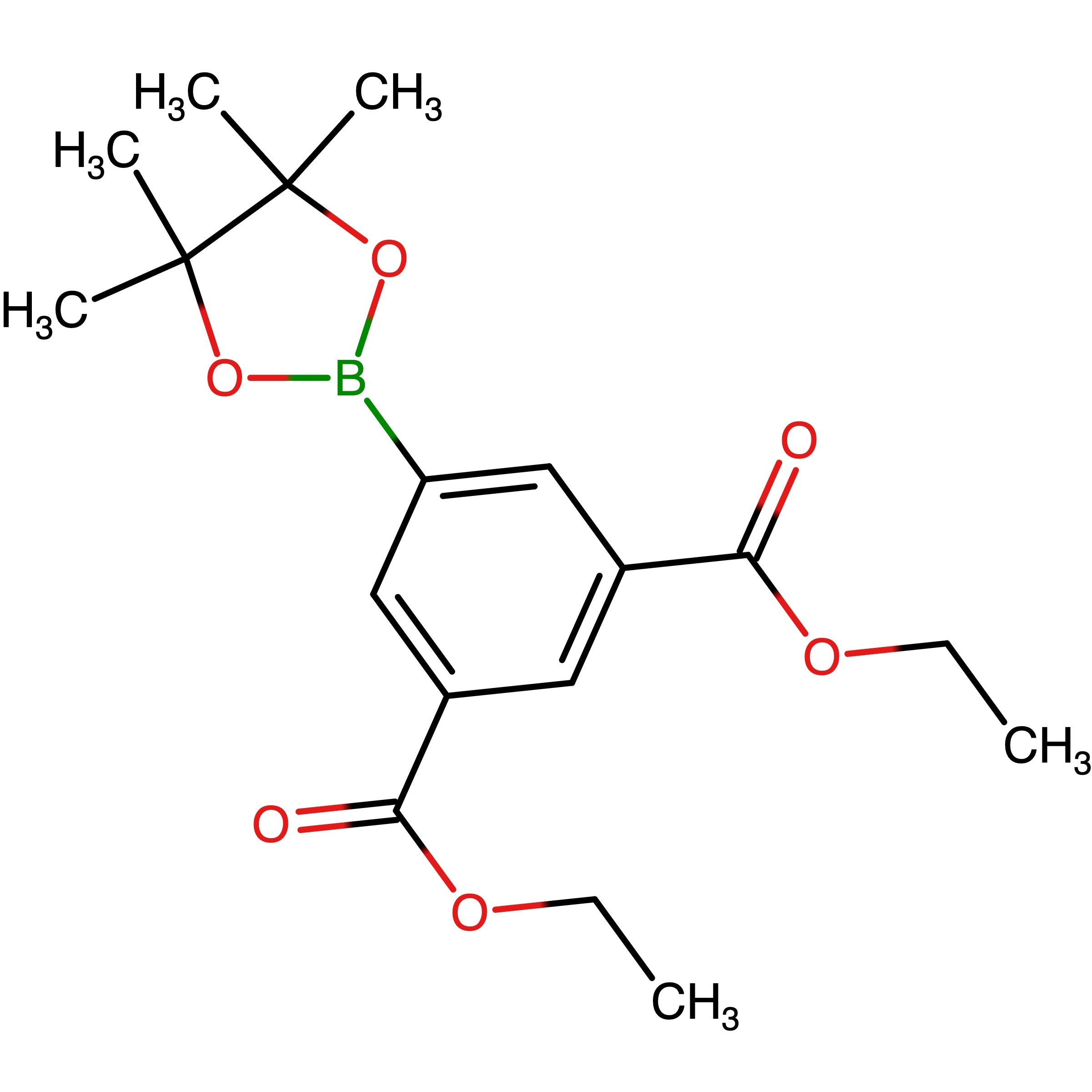 CAS 1309982-02-2 | Diethyl 5-(4,4,5,5-tetramethyl-1,3,2-dioxaborolan-2-yl) isophthalate | MFCD11867794