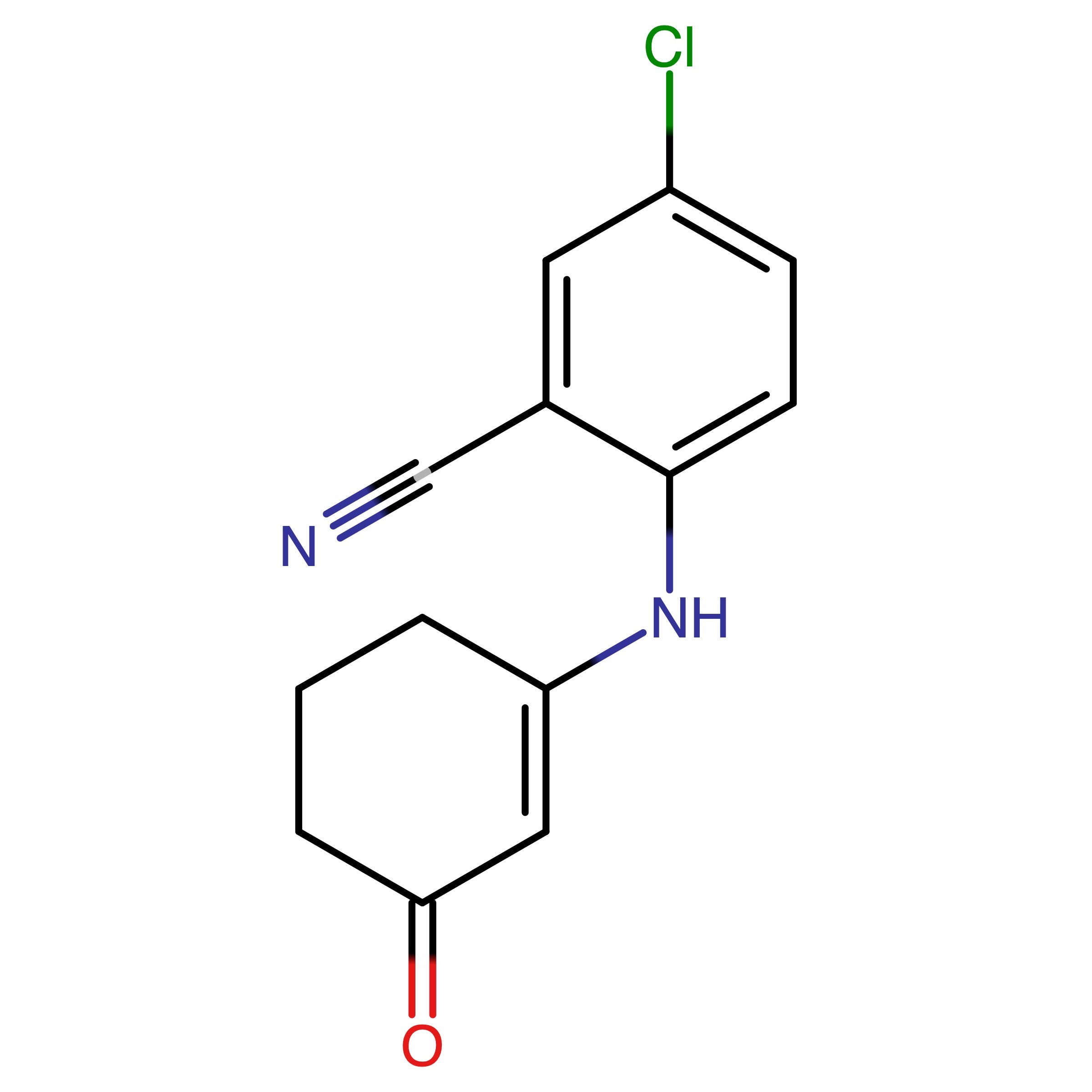 CAS 121445-16-7 | 5-Chloro-2-((3-oxocyclohex-1-en-1-yl)amino)benzonitrile