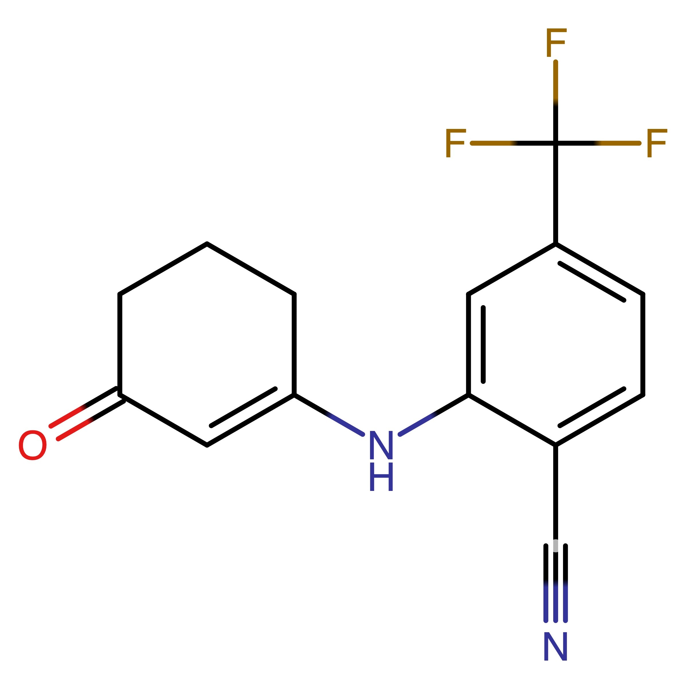 CAS 104586-59-6 | 2-((3-Oxocyclohex-1-en-1-yl)amino)-4-(trifluoromethyl)benzonitrile