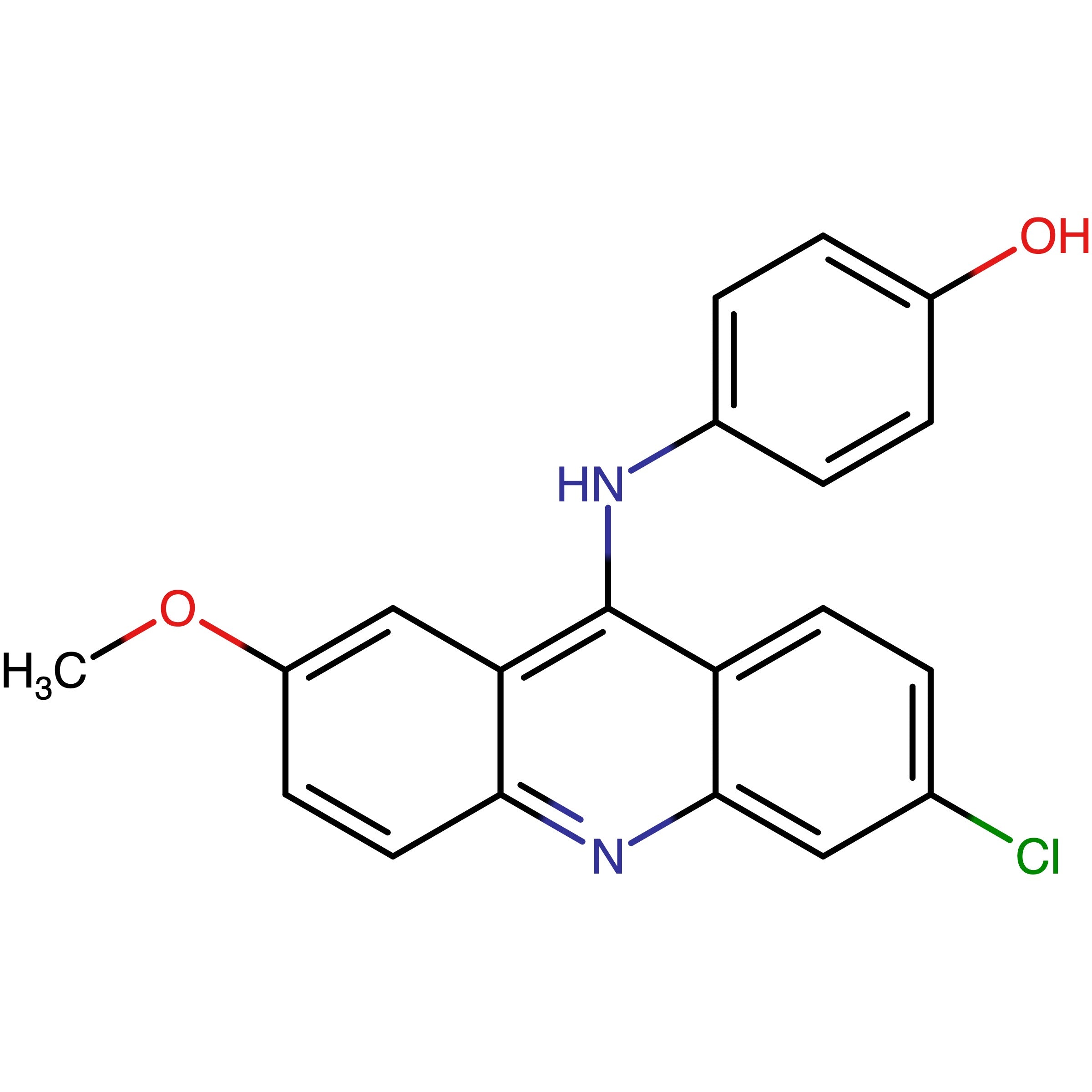 CAS 5409-67-6 | 4-((6-Chloro-2-methoxyacridin-9-yl)amino)phenol