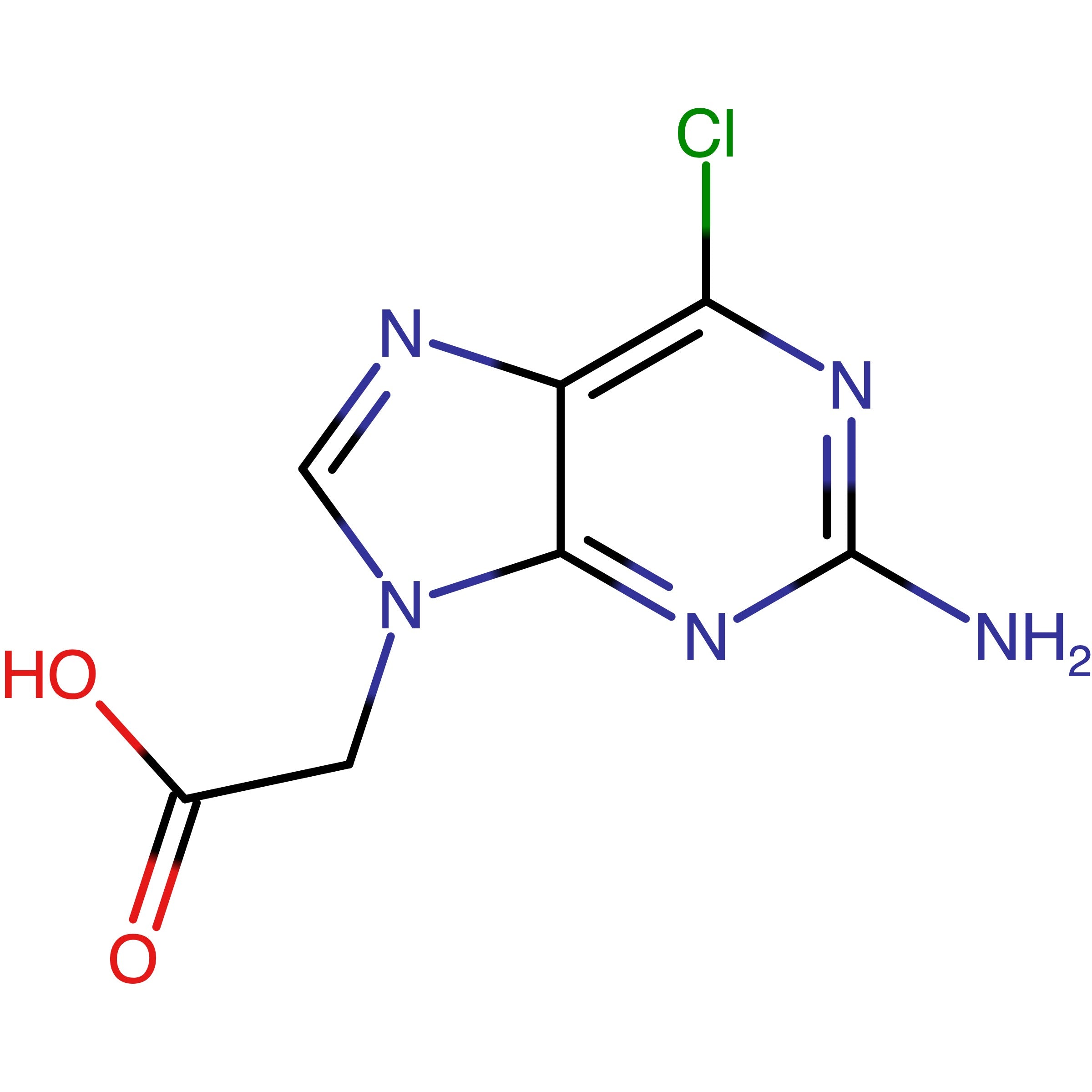 CAS 149376-70-5 | 2-Amino-6-chloro-9H-purine-9-acetic acid | MFCD01321350