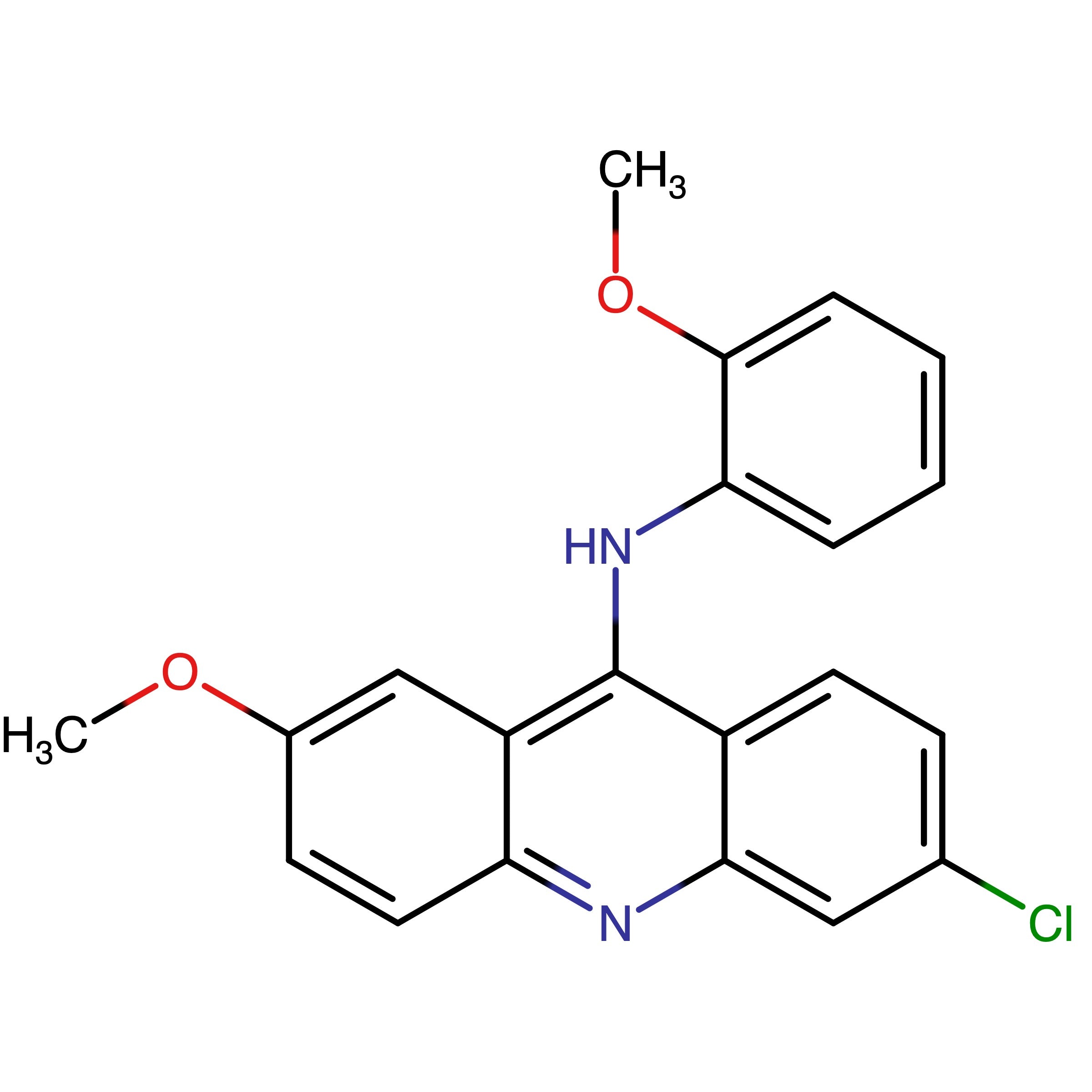 CAS 143251-34-7 | 6-Chloro-2-methoxy-N-(2-methoxyphenyl)acridin-9-amine