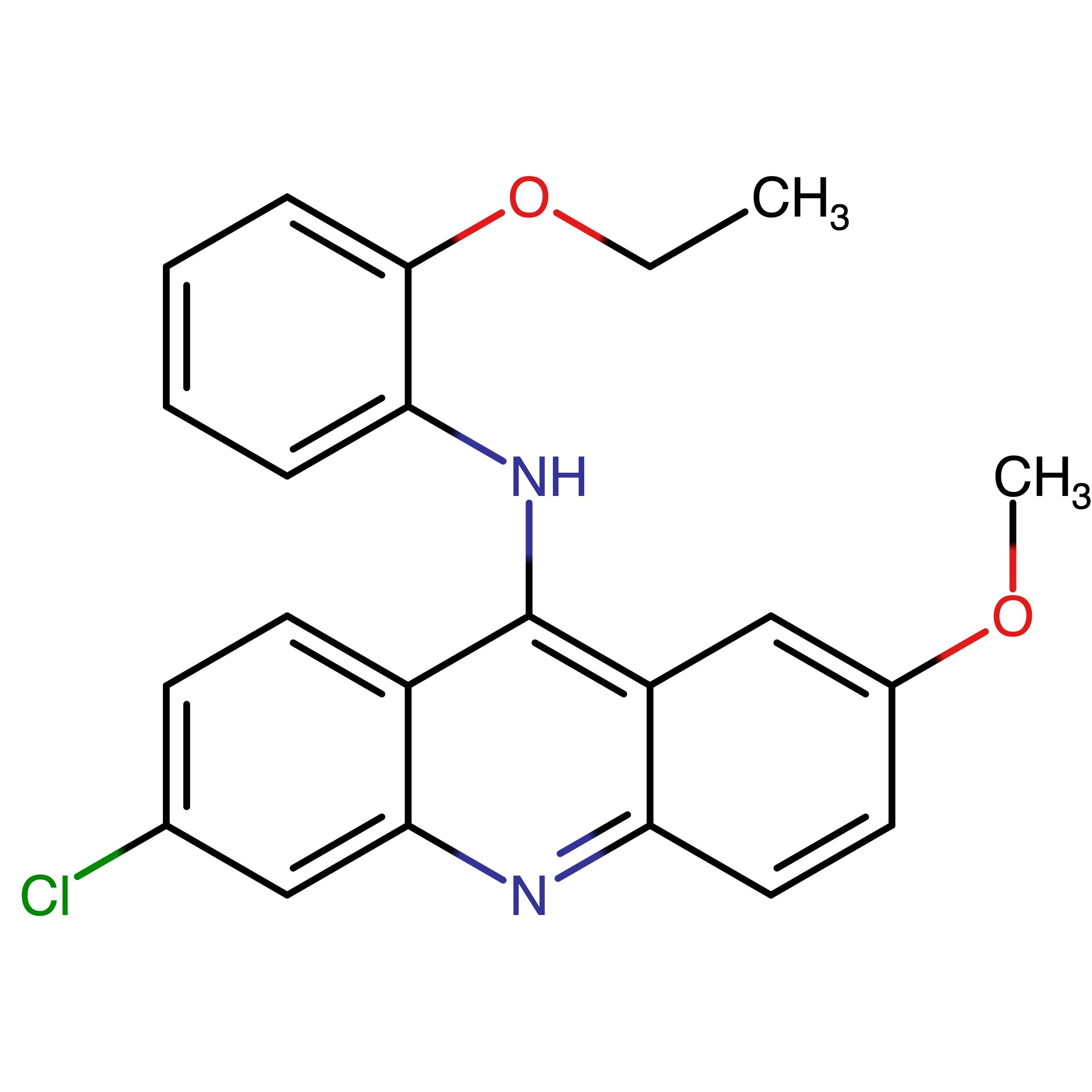 CAS 143251-37-0 | 6-chloro-N-(2-ethoxyphenyl)-2-methoxyacridin-9-amine
