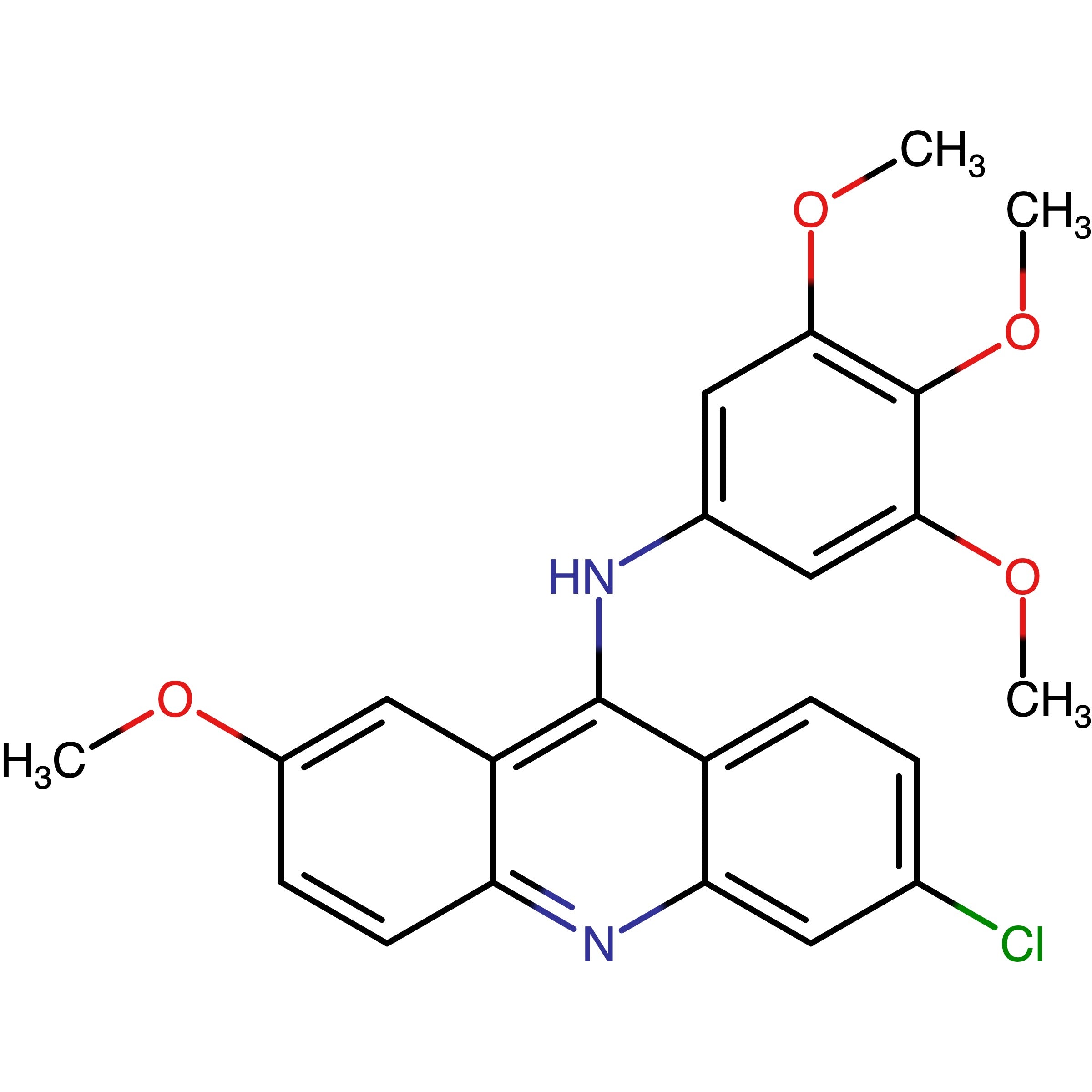CAS 1312923-72-0 | 6-Chloro-2-methoxy-N-(3,4,5-trimethoxyphenyl)acridin-9-amine