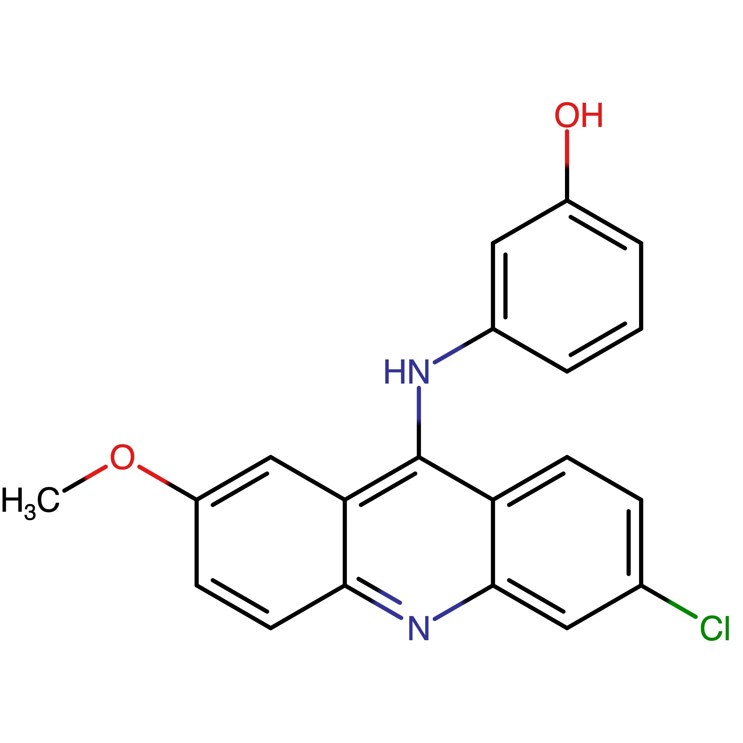 CAS 1312923-73-1 | 3-(6-Chloro-2-methoxyacridin-9-ylamino)phenol