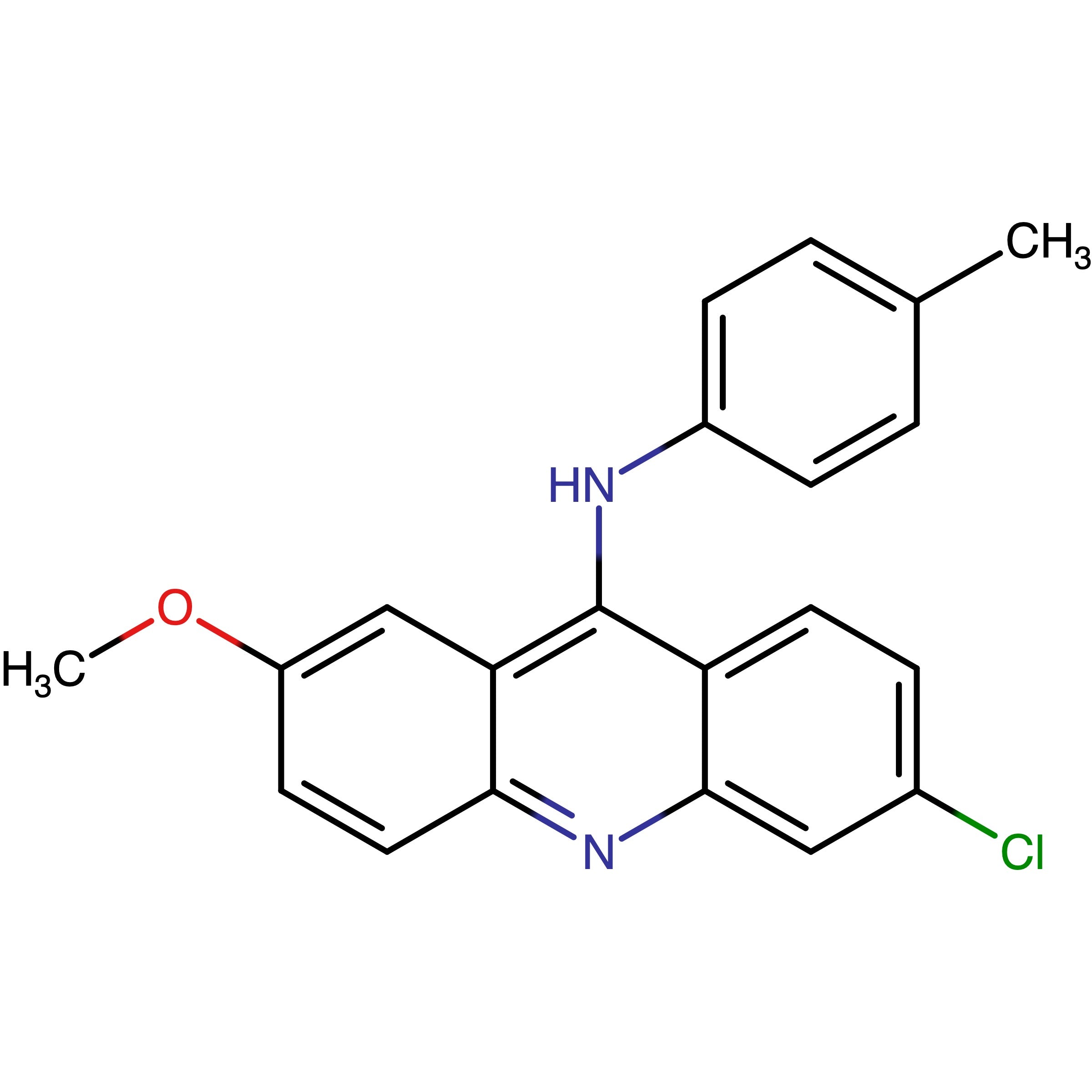 CAS 143251-33-6 | 6-Chloro-2-methoxy-N-p-tolylacridin-9-amine