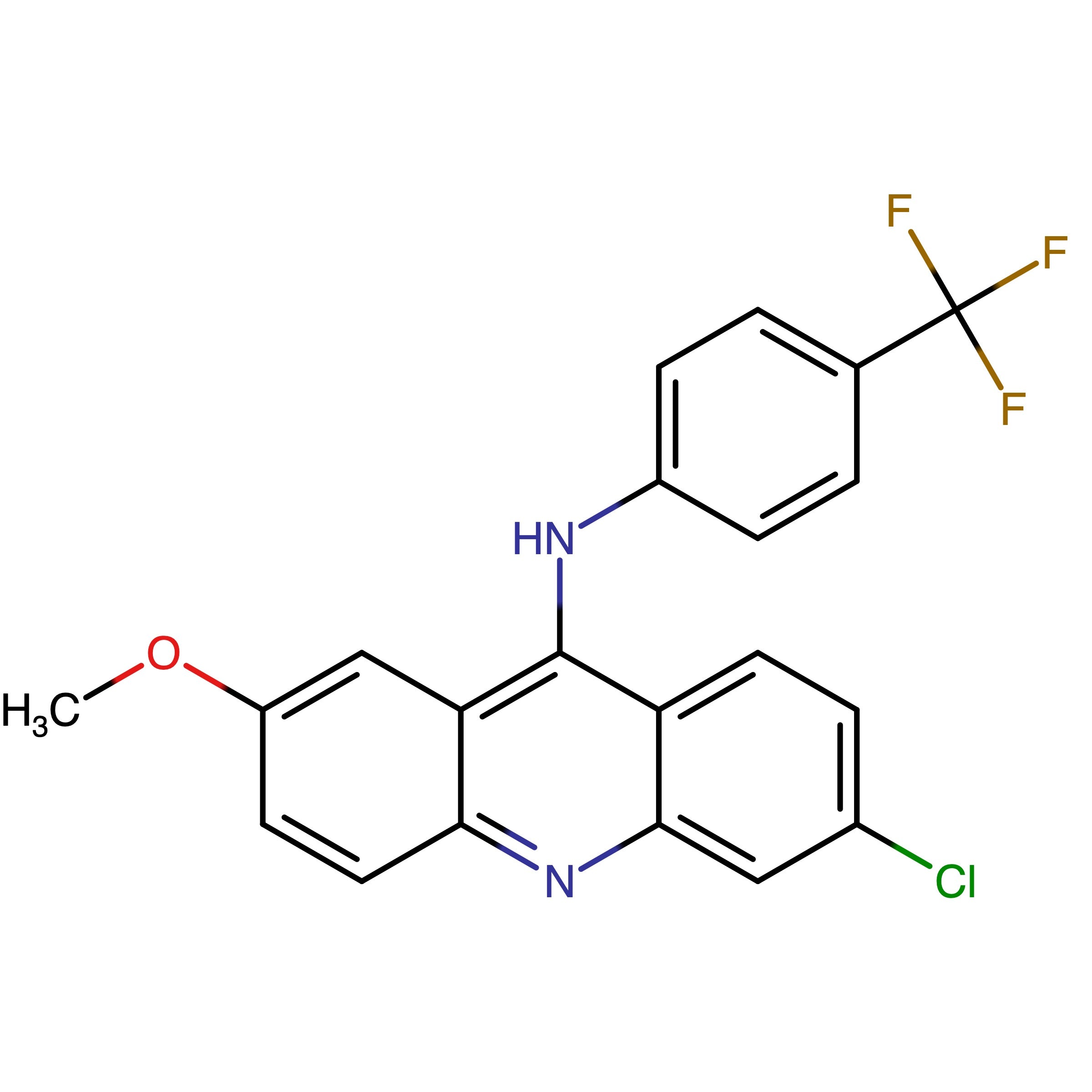 CAS 1312923-75-3 | 6-Chloro-2-methoxy-N-(4-(trifluoromethyl)phenyl)acridin-9-amine