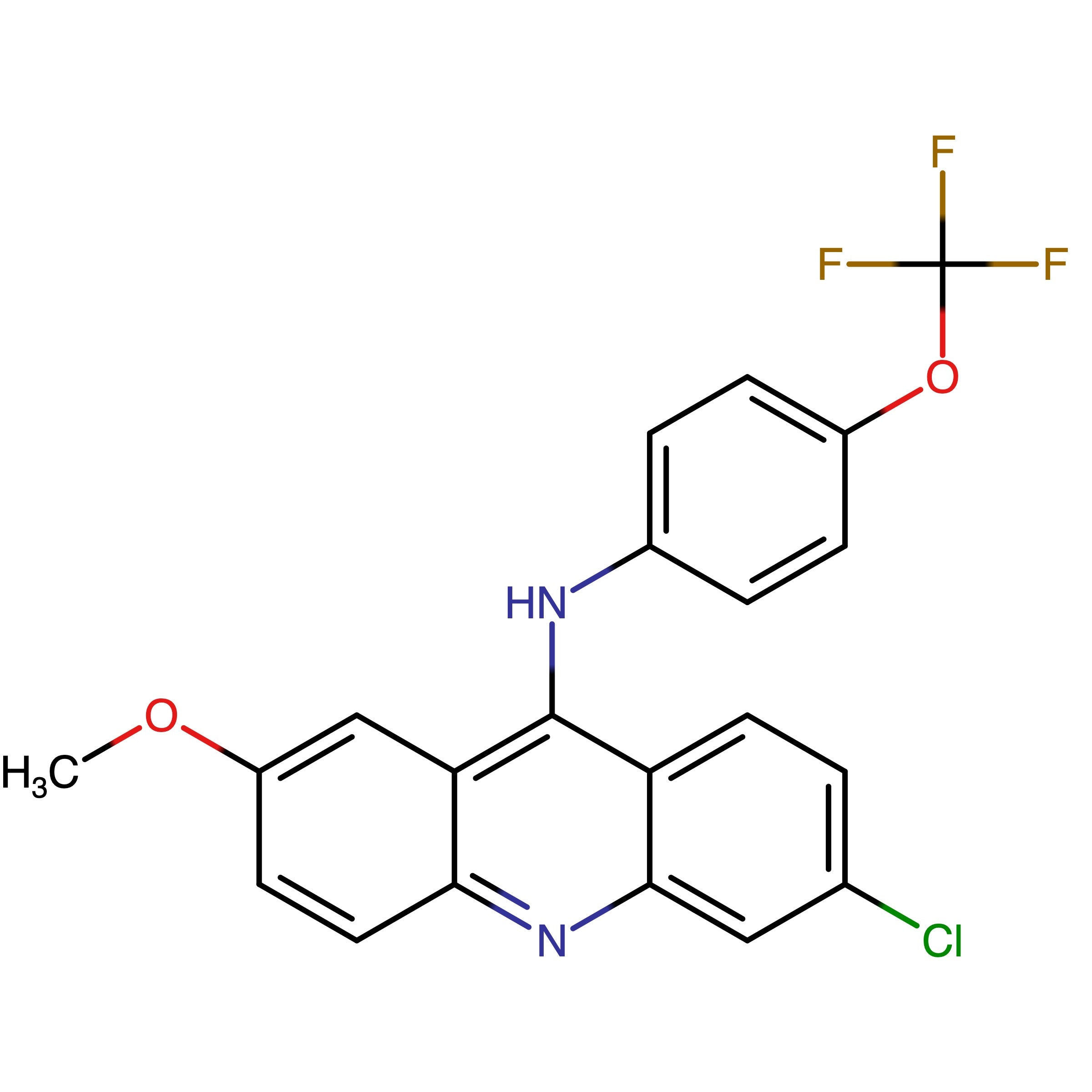 CAS 1312923-76-4 | 6-Chloro-2-methoxy-N-(4-(trifluoromethoxy)phenyl) acridin-9-amine