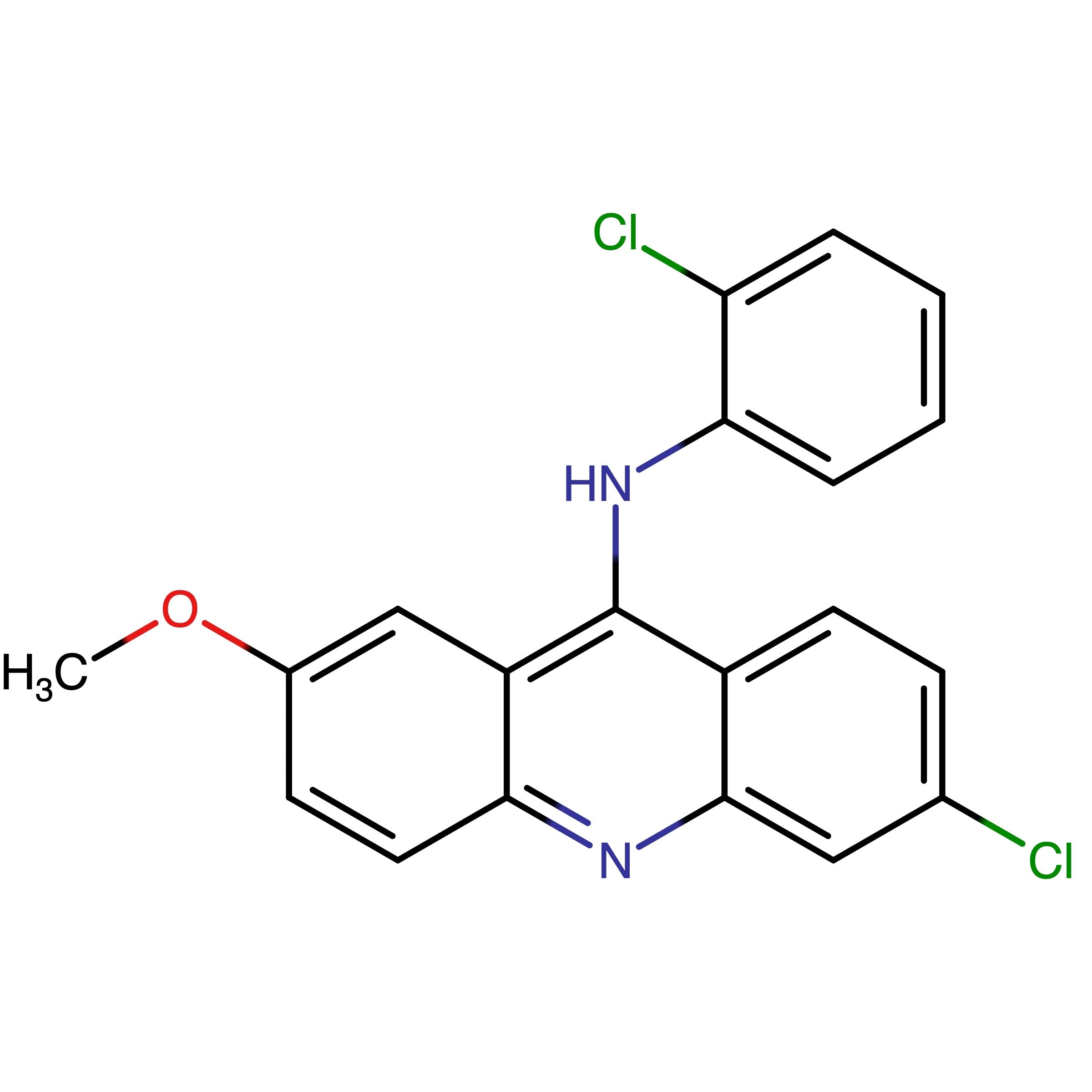CAS 1312923-78-6 | 6-Chloro-N-(2-chlorophenyl)-2-methoxyacridin-9-amine