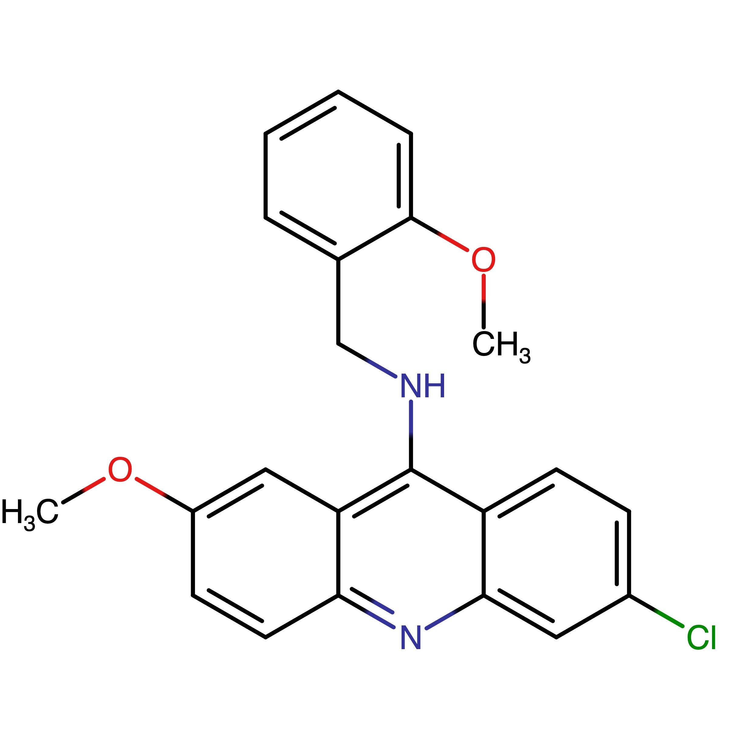 CAS 1312923-81-1 | 6-Chloro-2-methoxy-N-(2-methoxybenzyl)acridin-9-amine