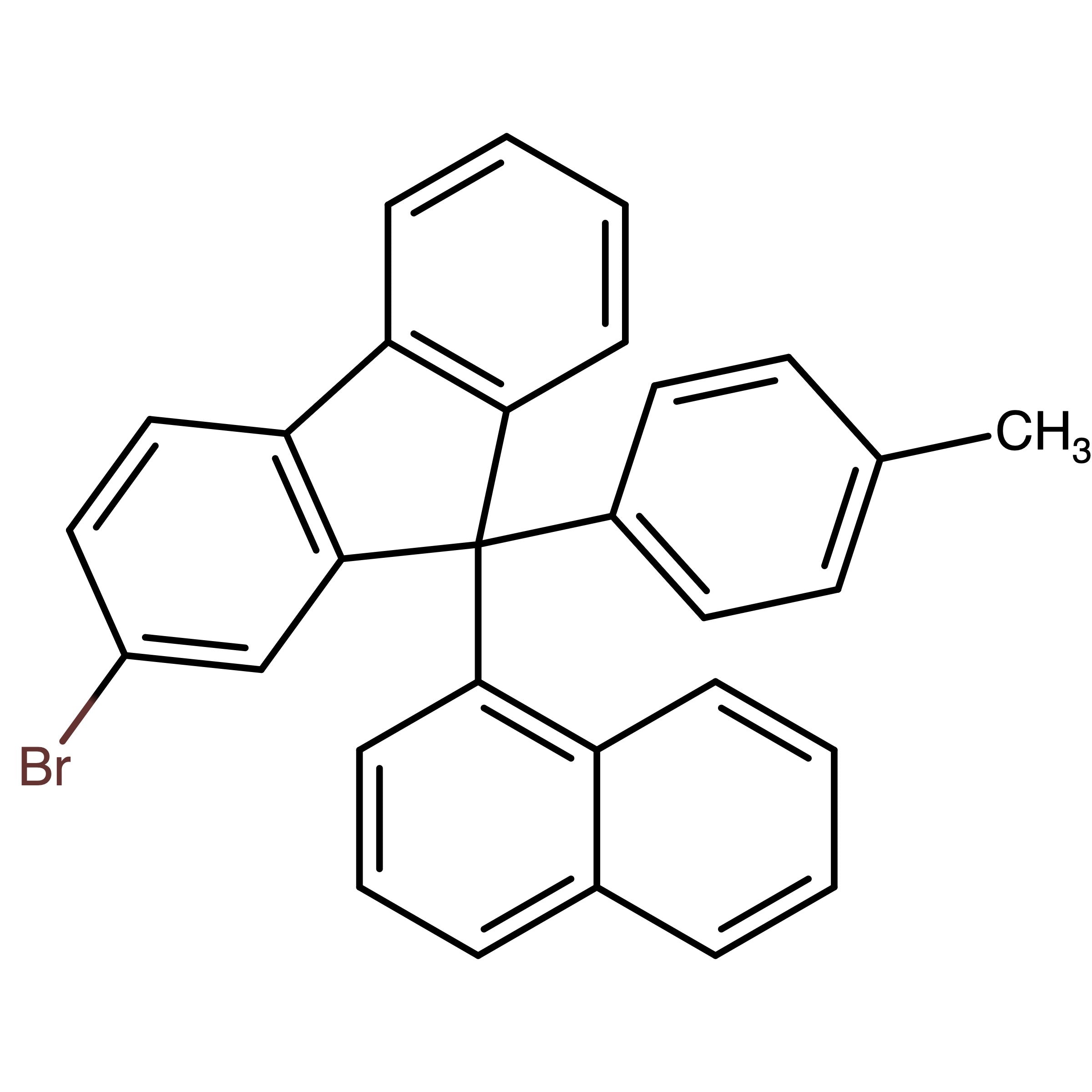 CAS 474918-34-8 | 2-Bromo-9-(naphthalen-1-yl)-9-(p-tolyl)-9H-fluorene
