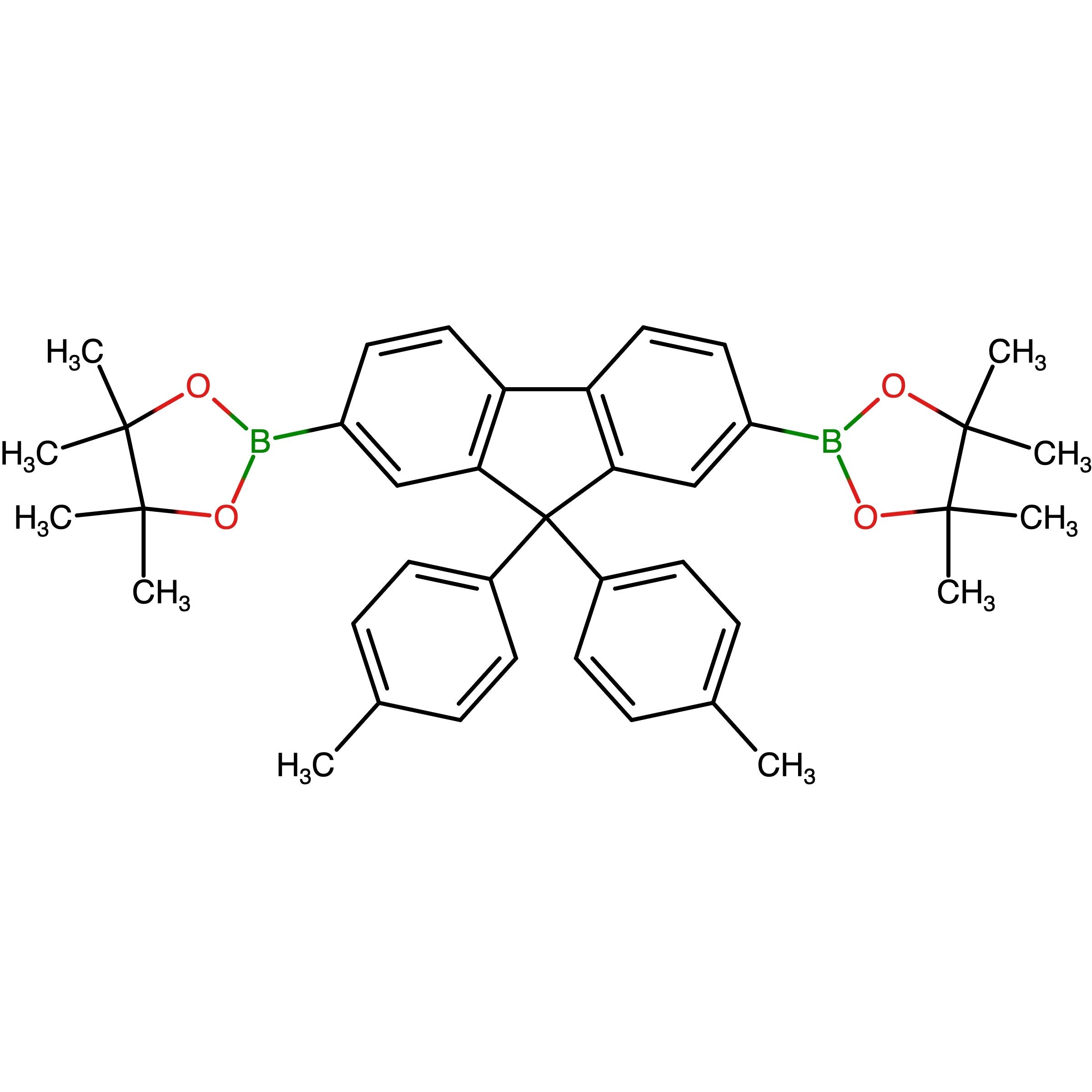 CAS 474918-37-1 | 2,2'-(9,9-Di-p-tolyl-9H-fluorene-2,7-diyl)bis(4,4,5,5-tetramethyl-1,3,2-dioxaborolane)