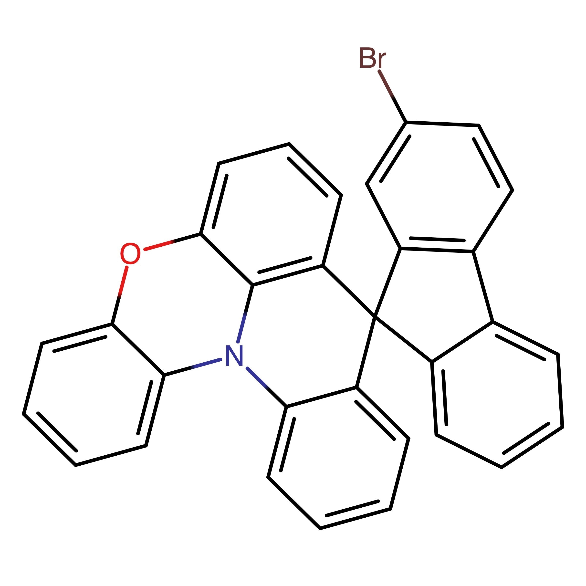 CAS 1443999-73-2 | 2-Bromospiro[fluorene-9,9'-quinolino[3,2,1-kl]phenoxazine]