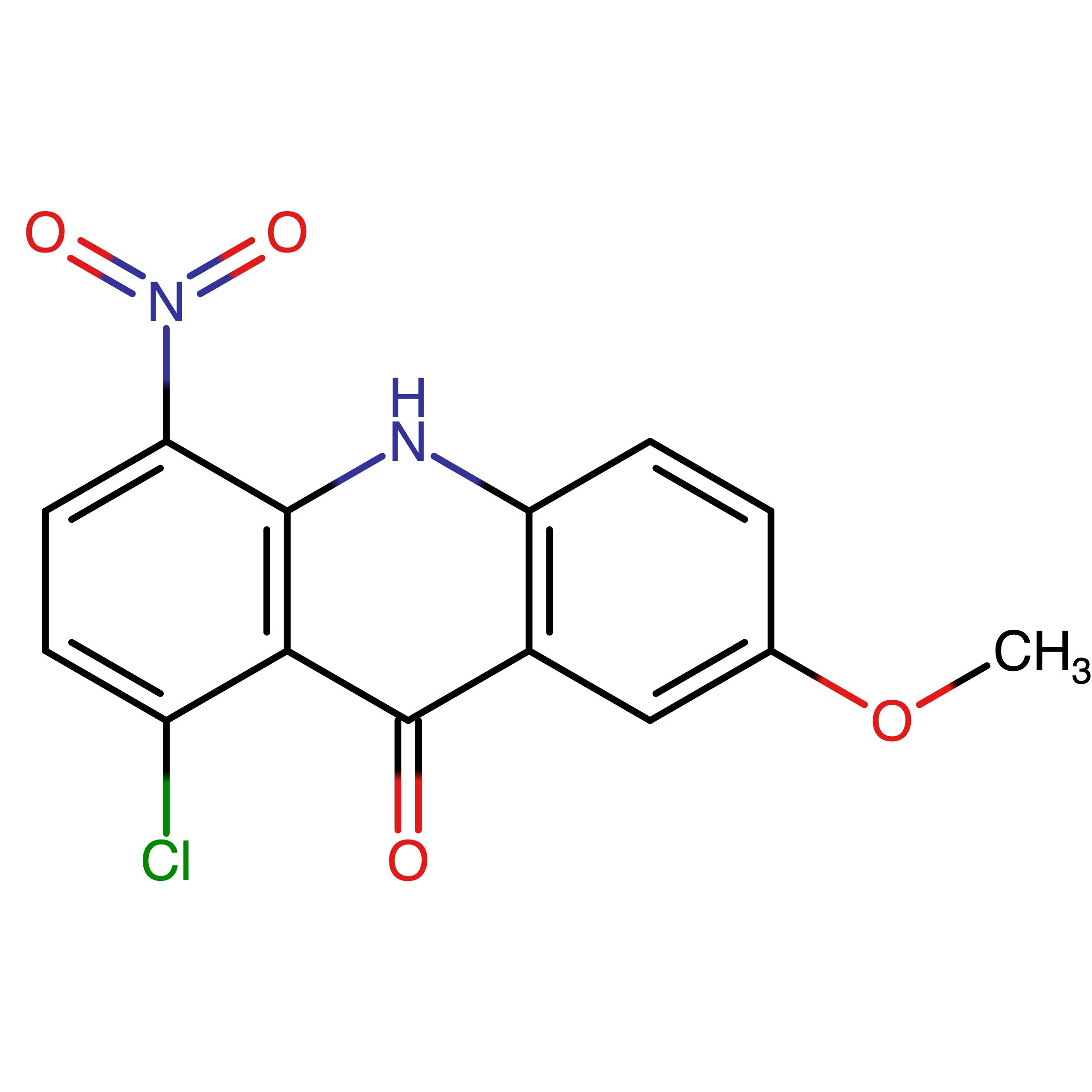 CAS 21814-48-2 | 1-Chloro-7-methoxy-4-nitroacridin-9(10H)-one | MFCD00667219