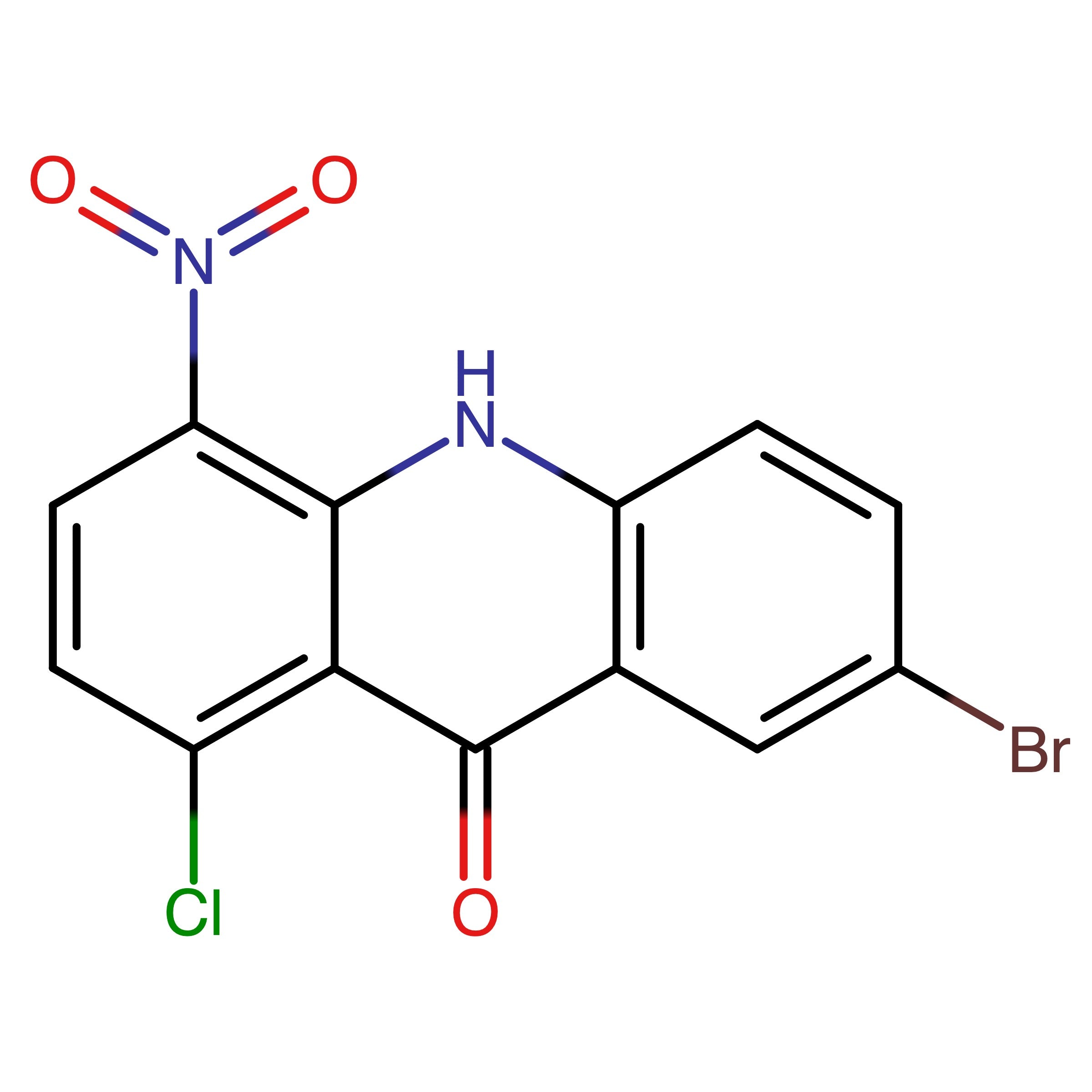 CAS 1214736-09-0 | 7-Bromo-1-chloro-4-nitroacridin-9(10H)-one