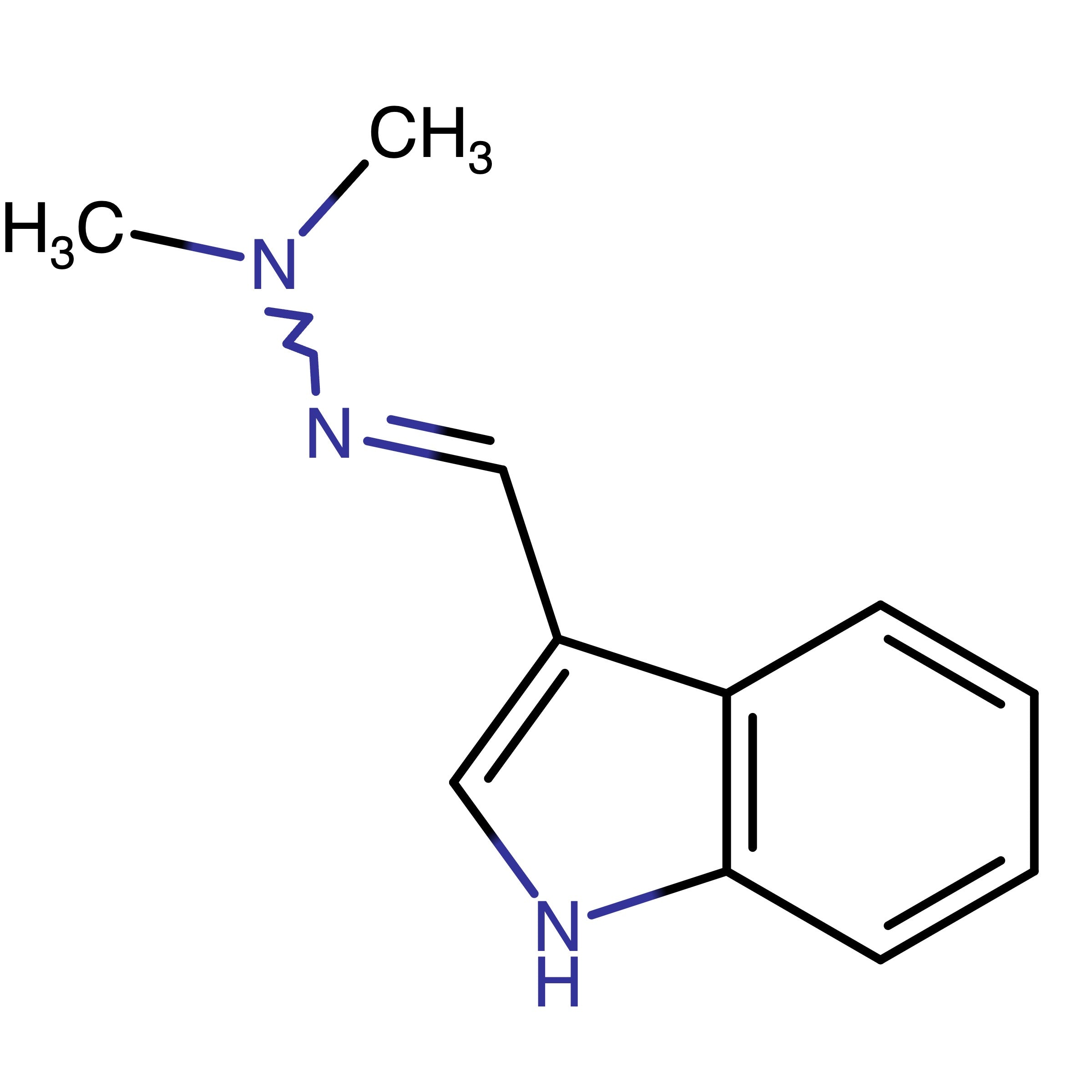 CAS 92487-36-0 | 3-((2,2-Dimethylhydrazineylidene)methyl)-1H-indole