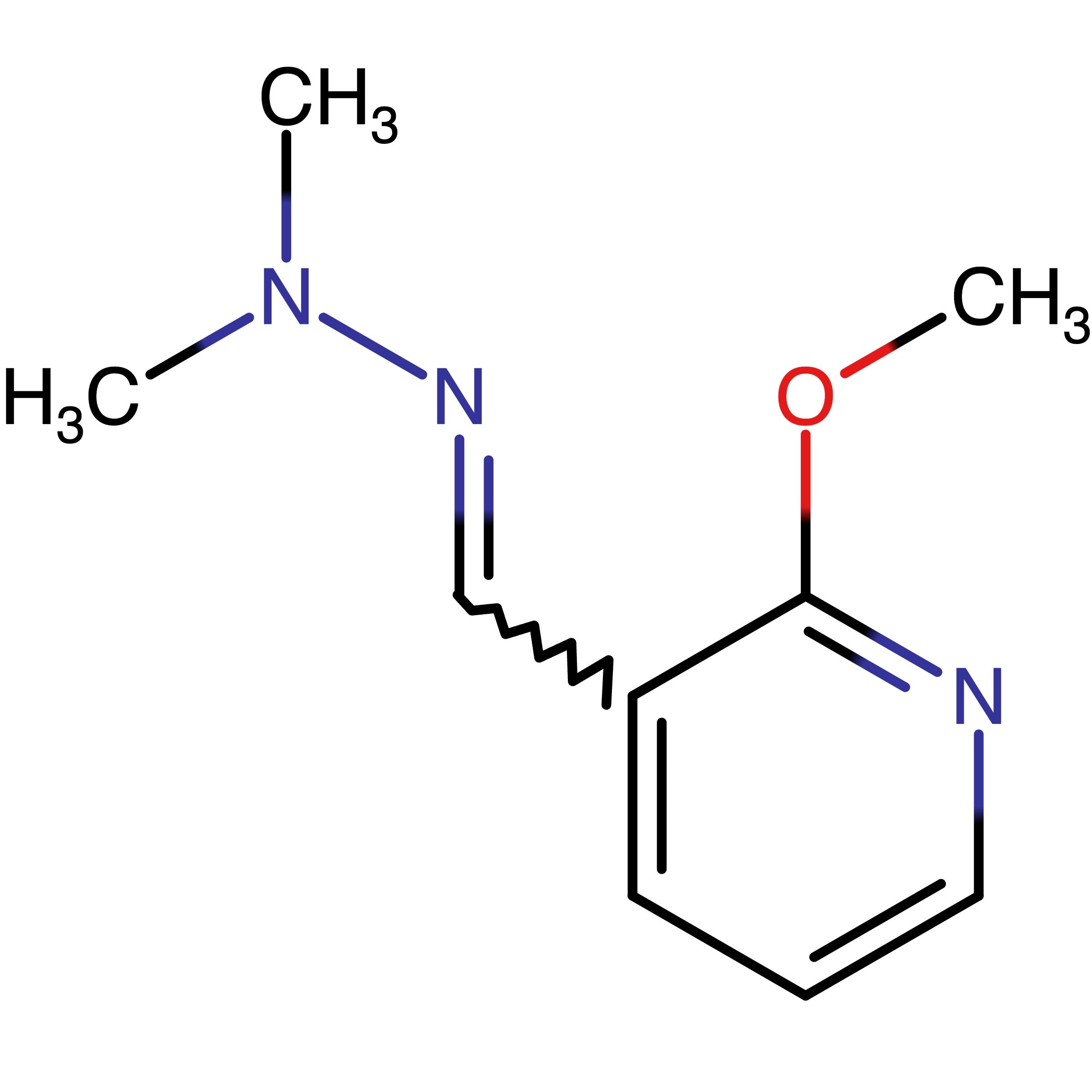 CAS 1415679-49-0 | 3-((2,2-Dimethylhydrazineylidene)methyl)-2-methoxypyridine
