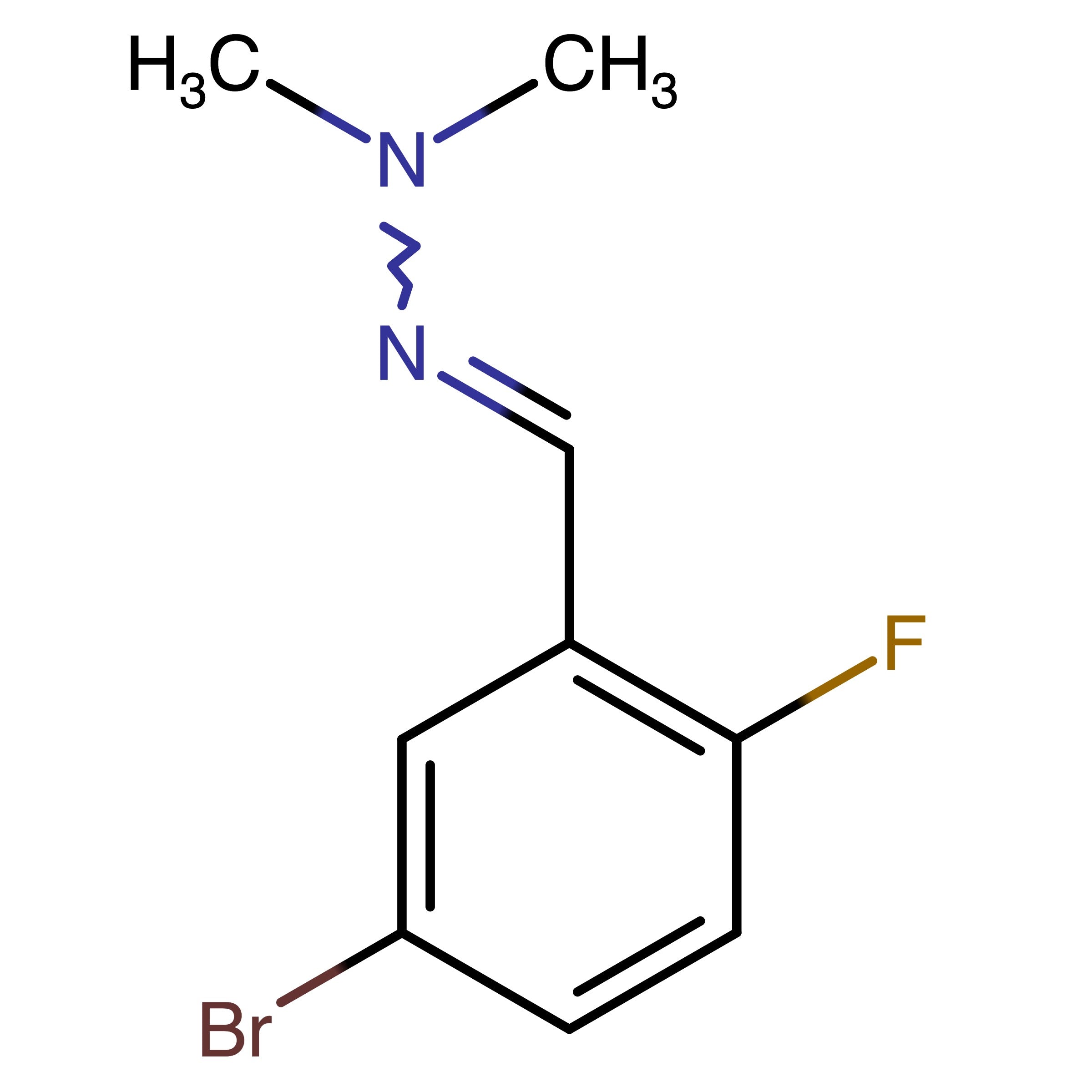 CAS 1415679-63-8 | 2-(5-Bromo-2-fluorobenzylidene)-1,1-dimethylhydrazine