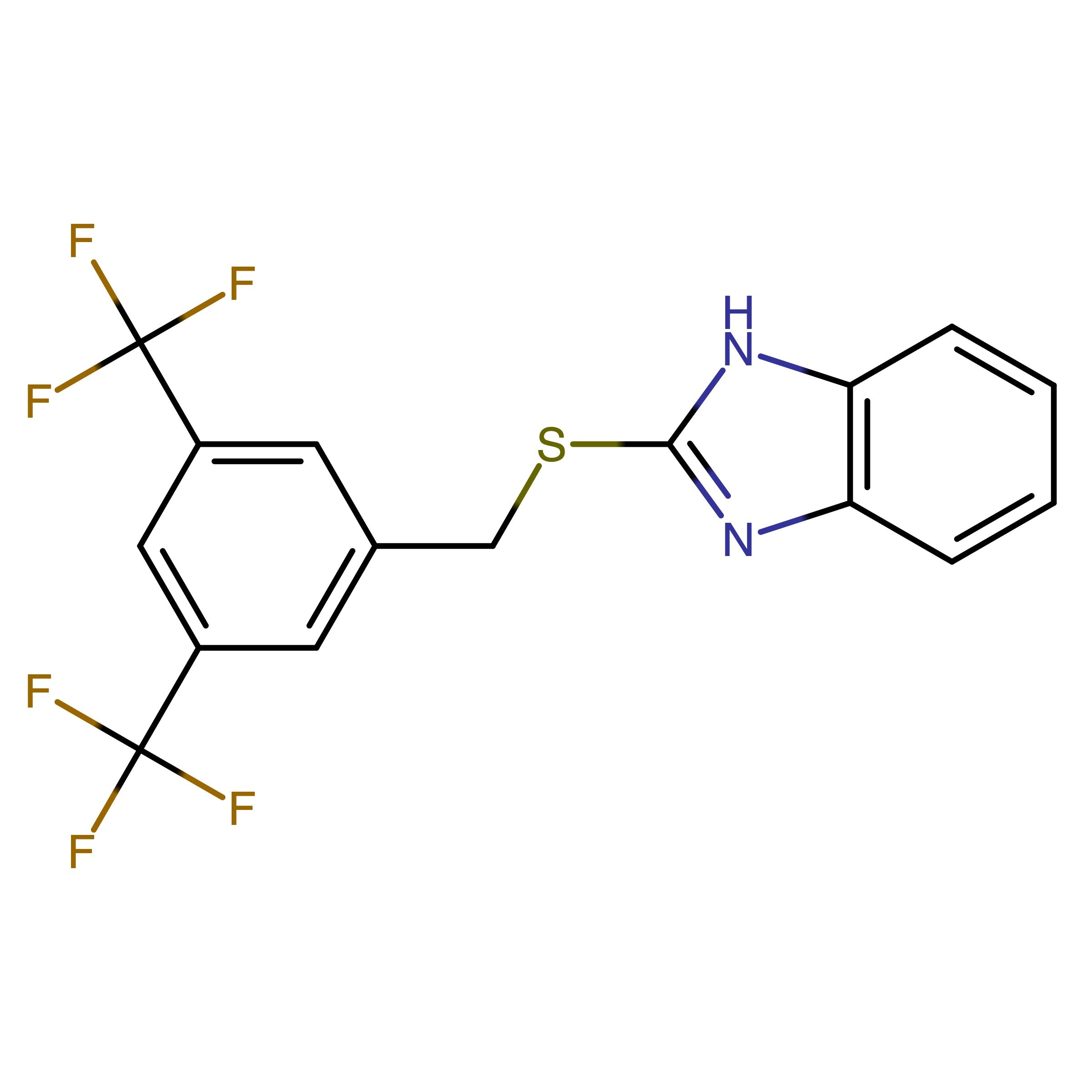 CAS 475977-82-3 | 2-((3,5-Bis(trifluoromethyl)benzyl)thio)-1H-benzo[d]imidazole
