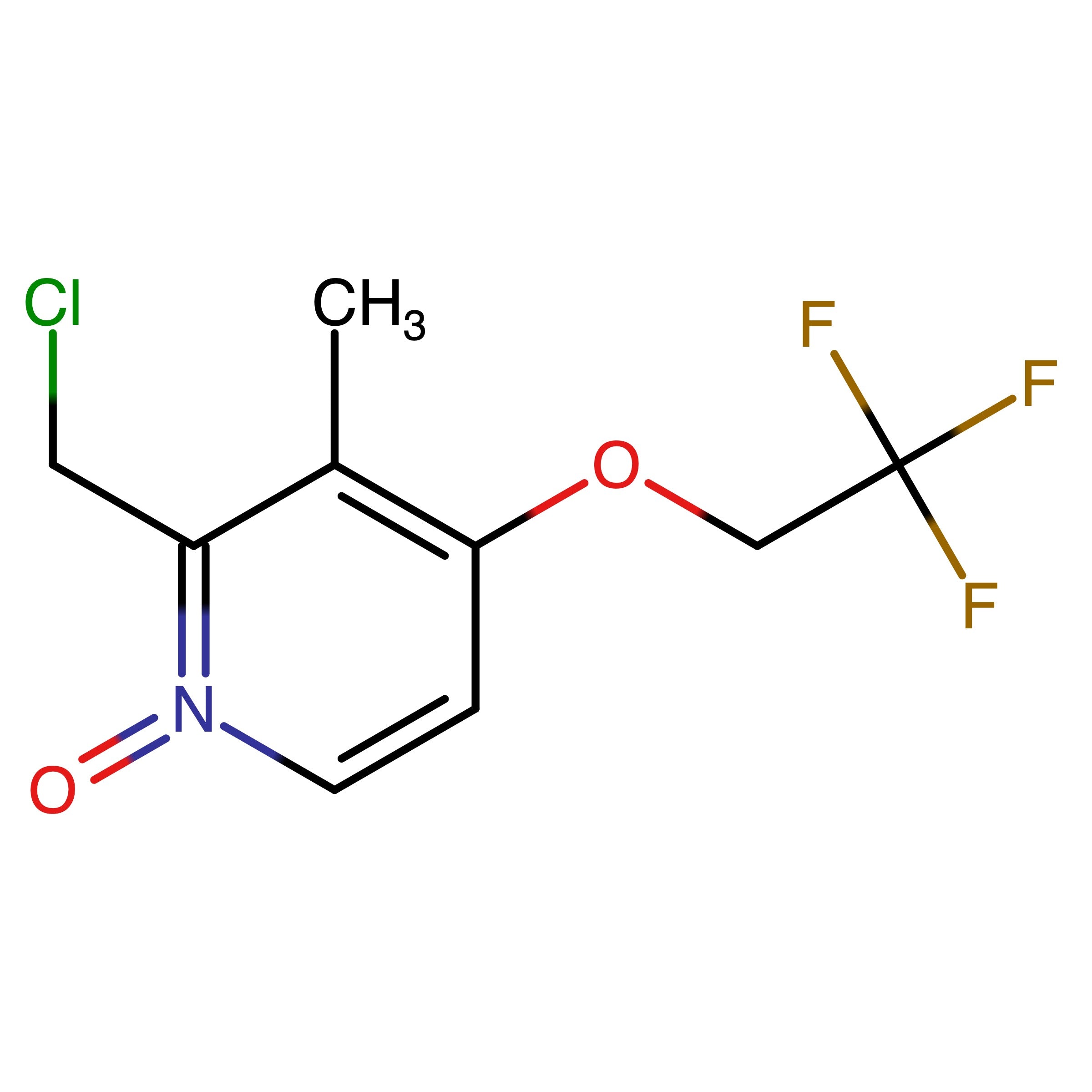 CAS 163119-28-6 | 2-Chloromethyl-3-methyl-4-(2,2,2-trifluoroethoxy)pyridine-1-oxide