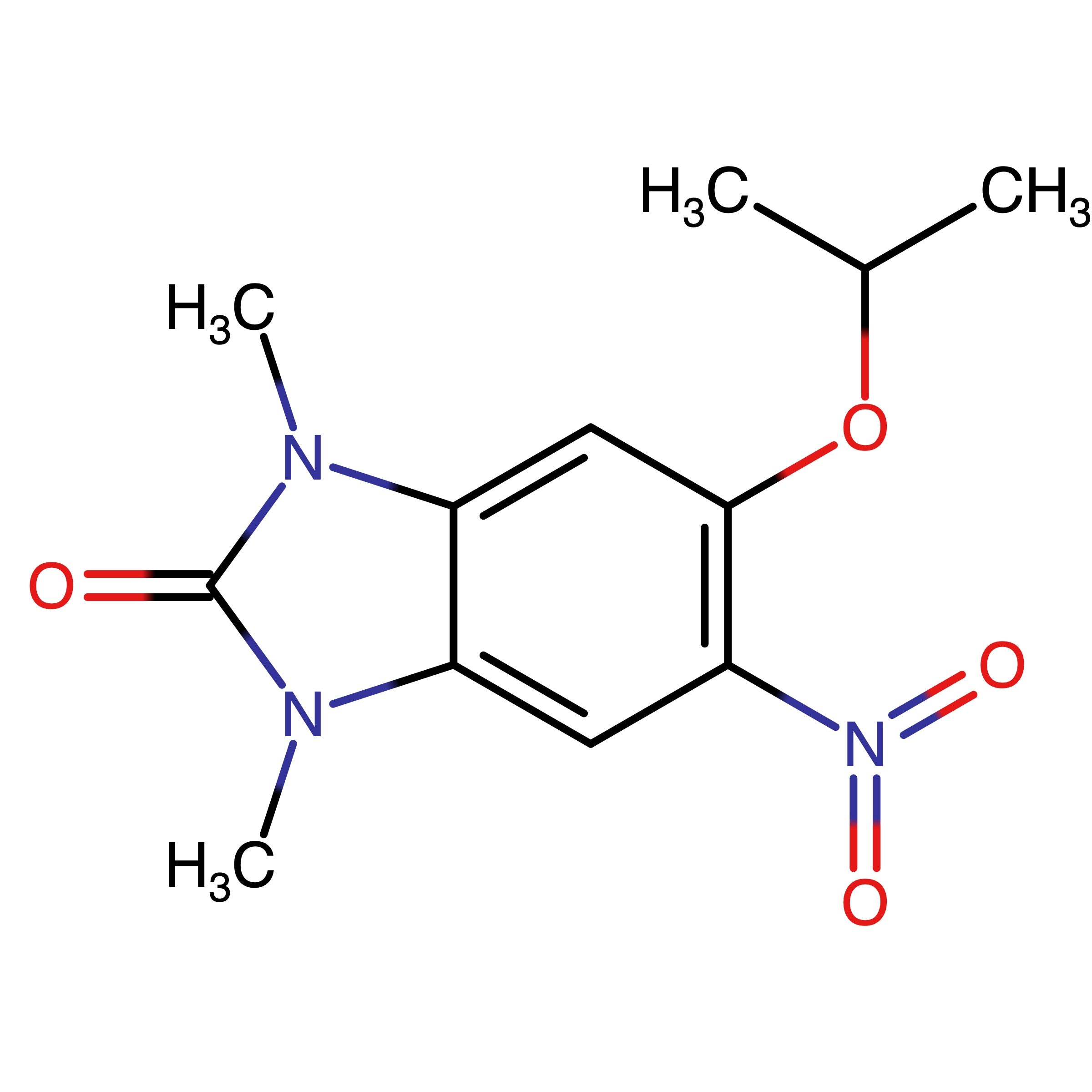 CAS 1923851-50-6 | (1,3-Dimethyl-5-nitro-6-propan-2-yloxybenzimidazol-2-one)
