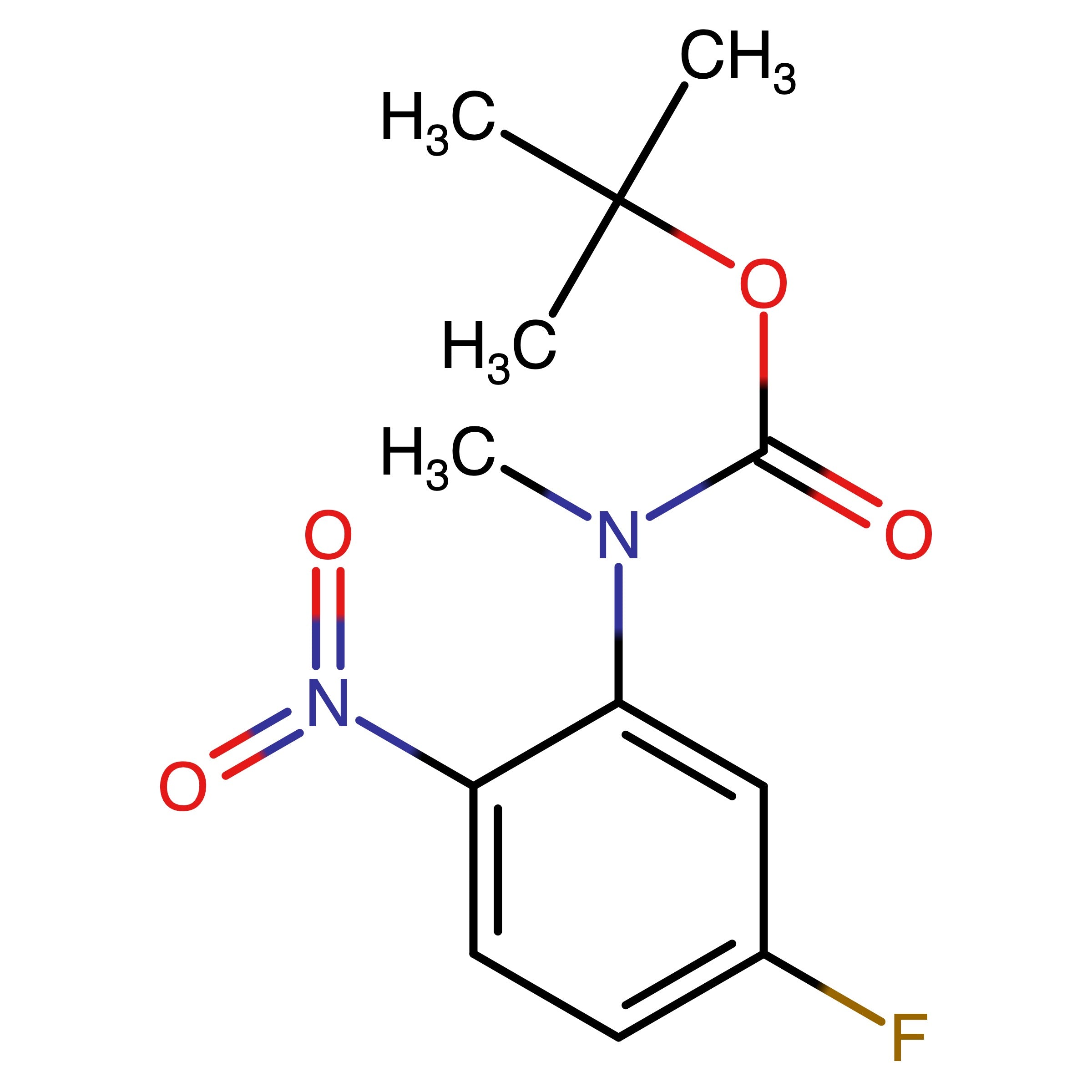 CAS 1627754-75-9 | tert-Butyl (5-fluoro-2-nitrophenyl)(methyl)carbamate | MFCD31556540