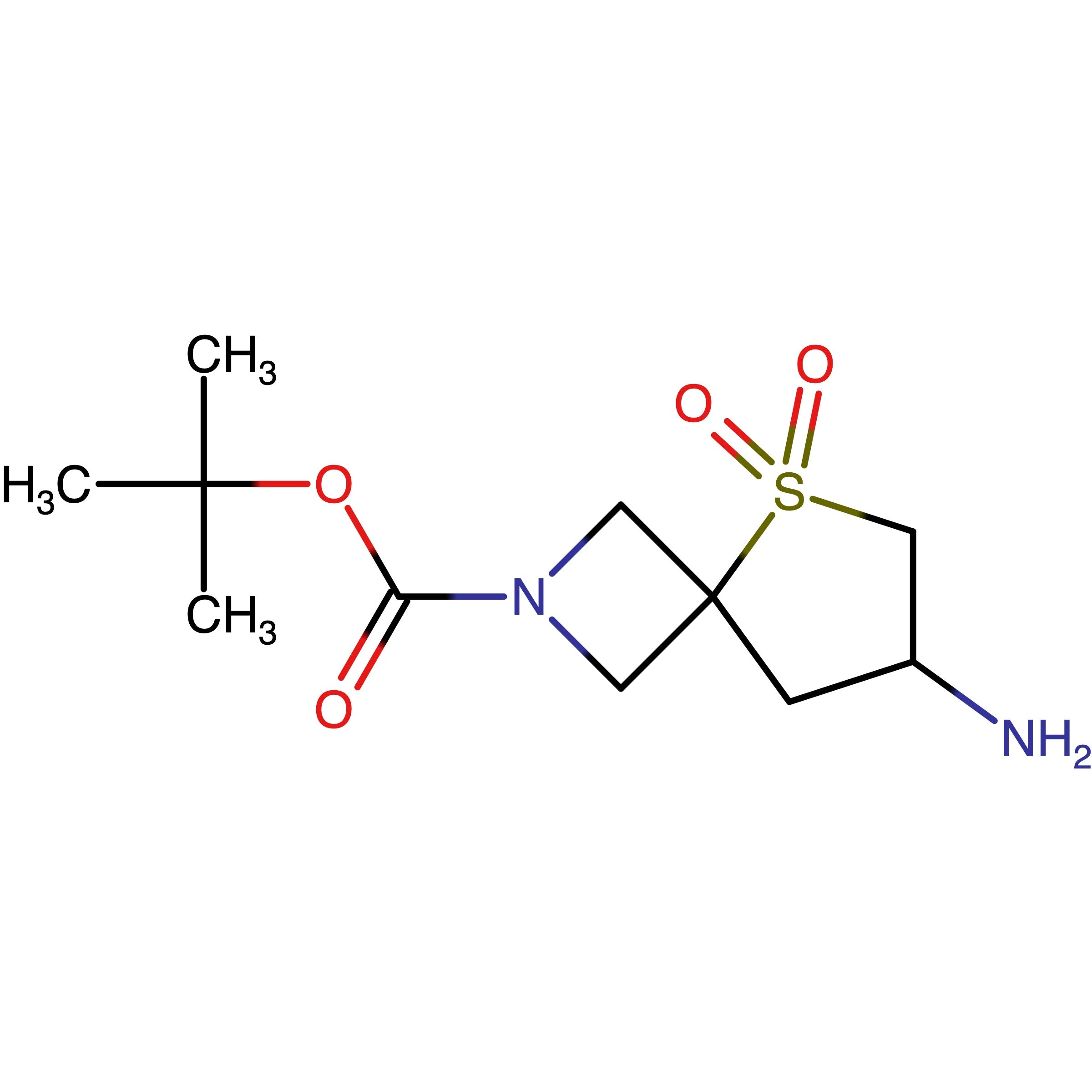 CAS 1453315-76-8 | 5-Thia-2-azaspiro[3.4]octane-2-carboxylic acid, 7-amino-, 1,1-dimethylethyl ester, 5,5-dioxide | MFCD27664860