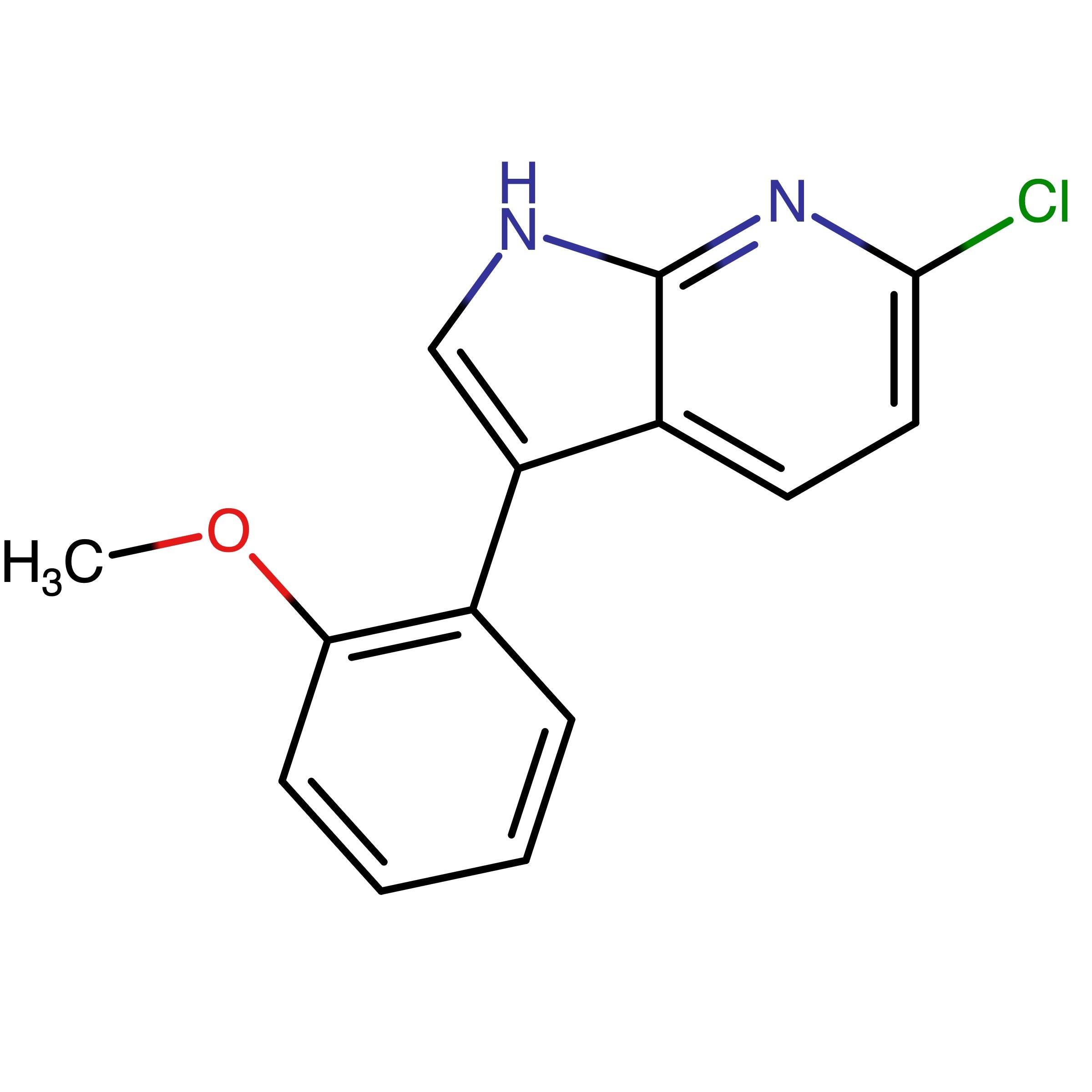 CAS 2767035-47-0 | 6-Chloro-3-(2-methoxyphenyl)-1H-pyrrolo[2,3-b]pyridine