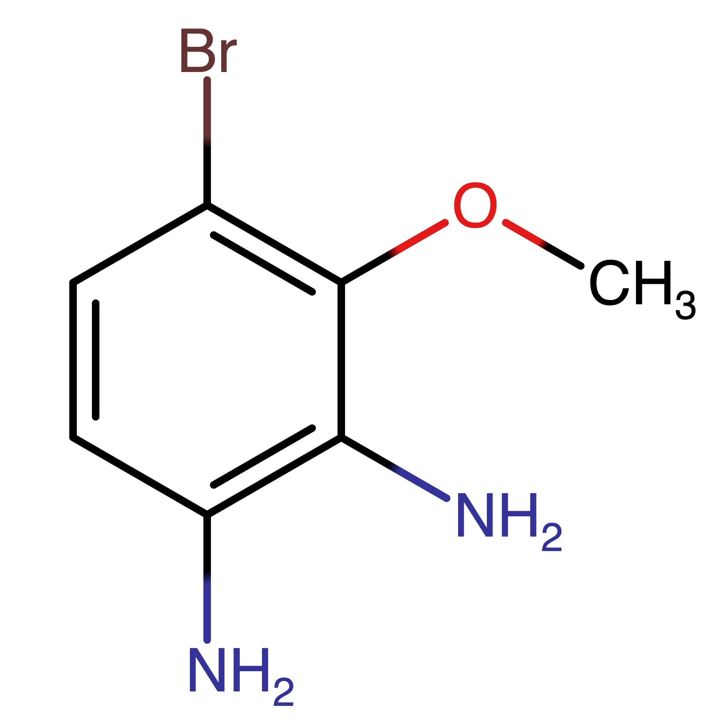 CAS 1162696-92-5 | 4-Bromo-3-methoxybenzene-1,2-diamine | MFCD24643738