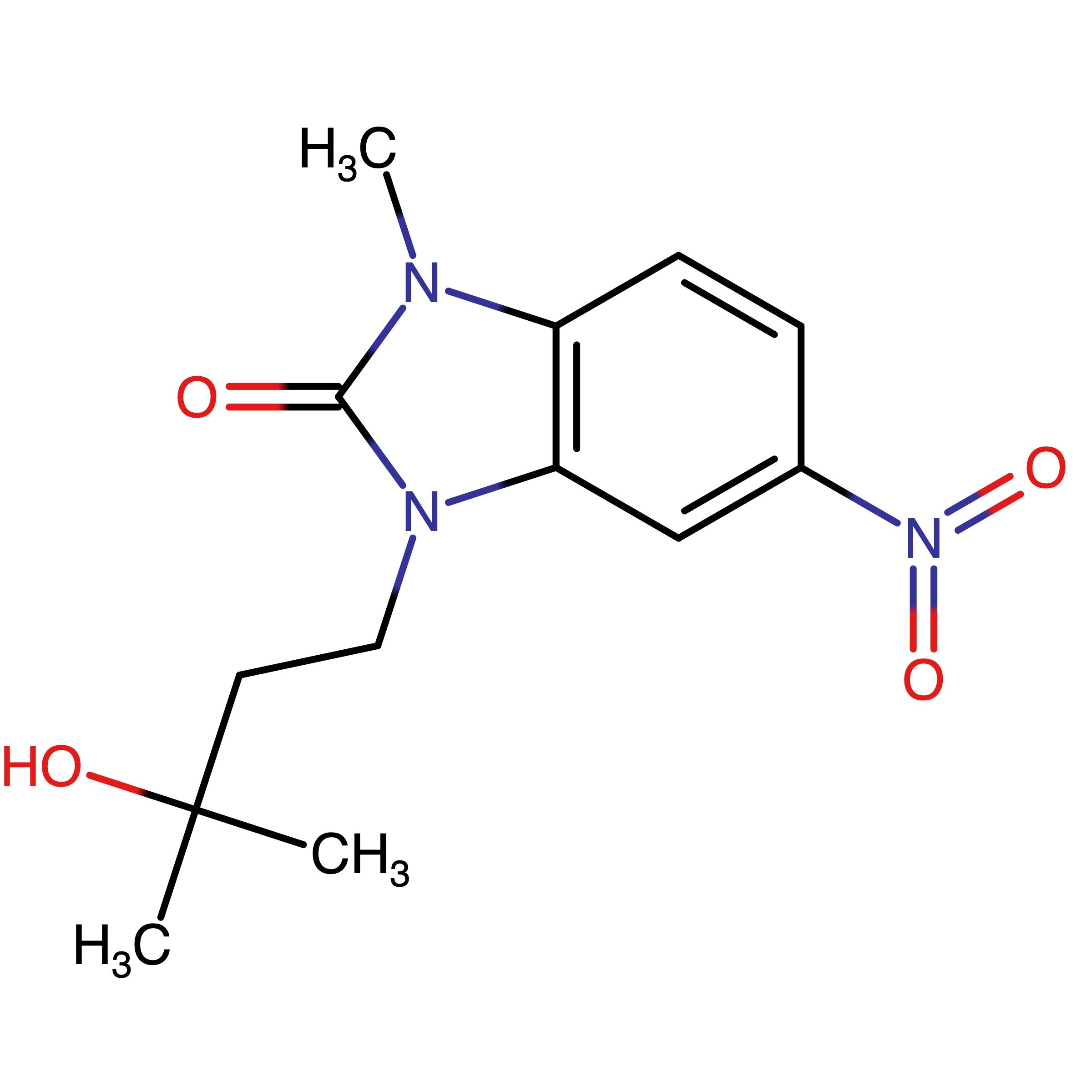 CAS 2253880-95-2 | 3-(3-Hydroxy-3-methylbutyl)-1-methyl-5-nitro-1,3-dihydro- 2H-benzo[d]imidazol-2-one