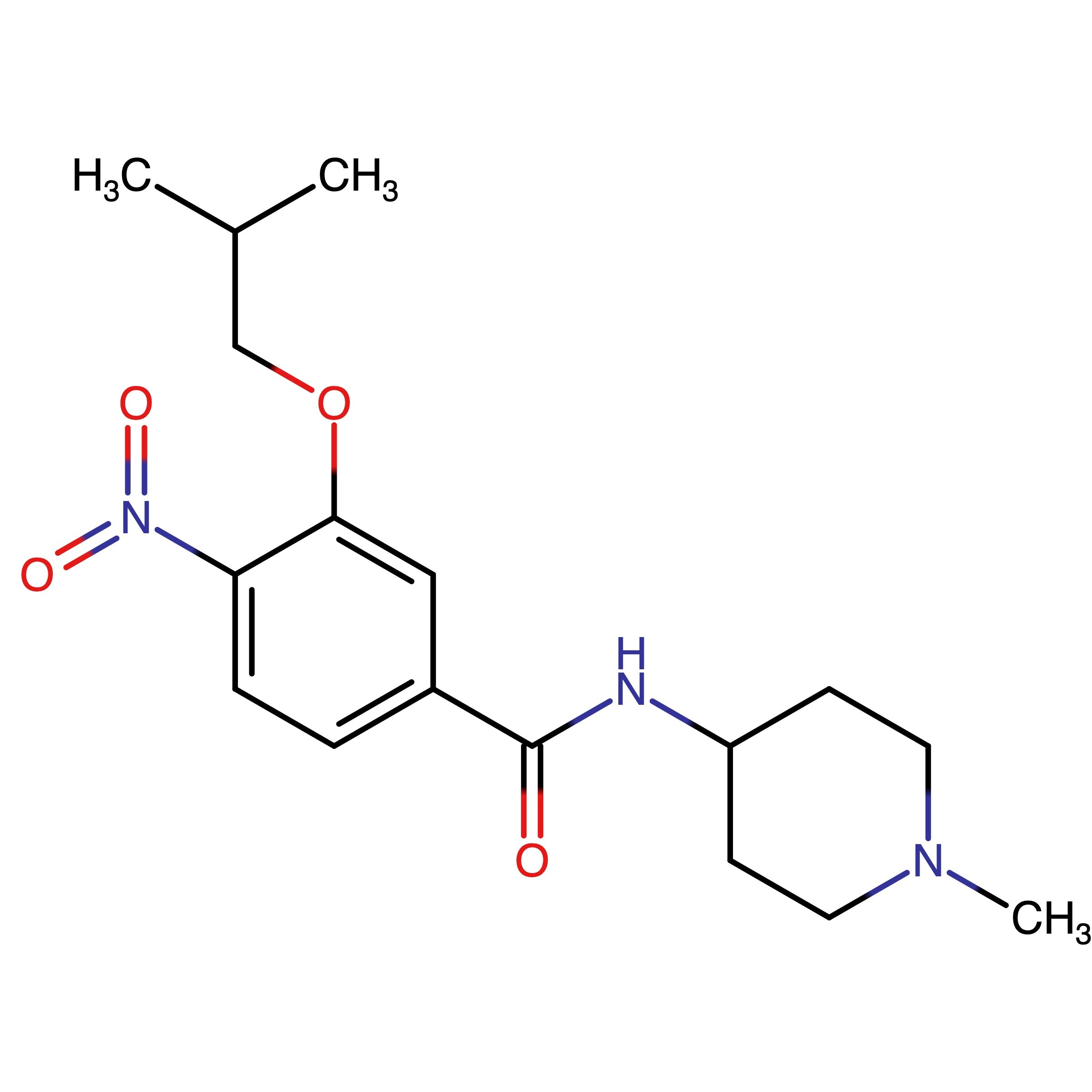 CAS 1789731-00-5 | 3-Isobutoxy-N-(1-methylpiperidin-4-yl)-4-nitrobenzamide