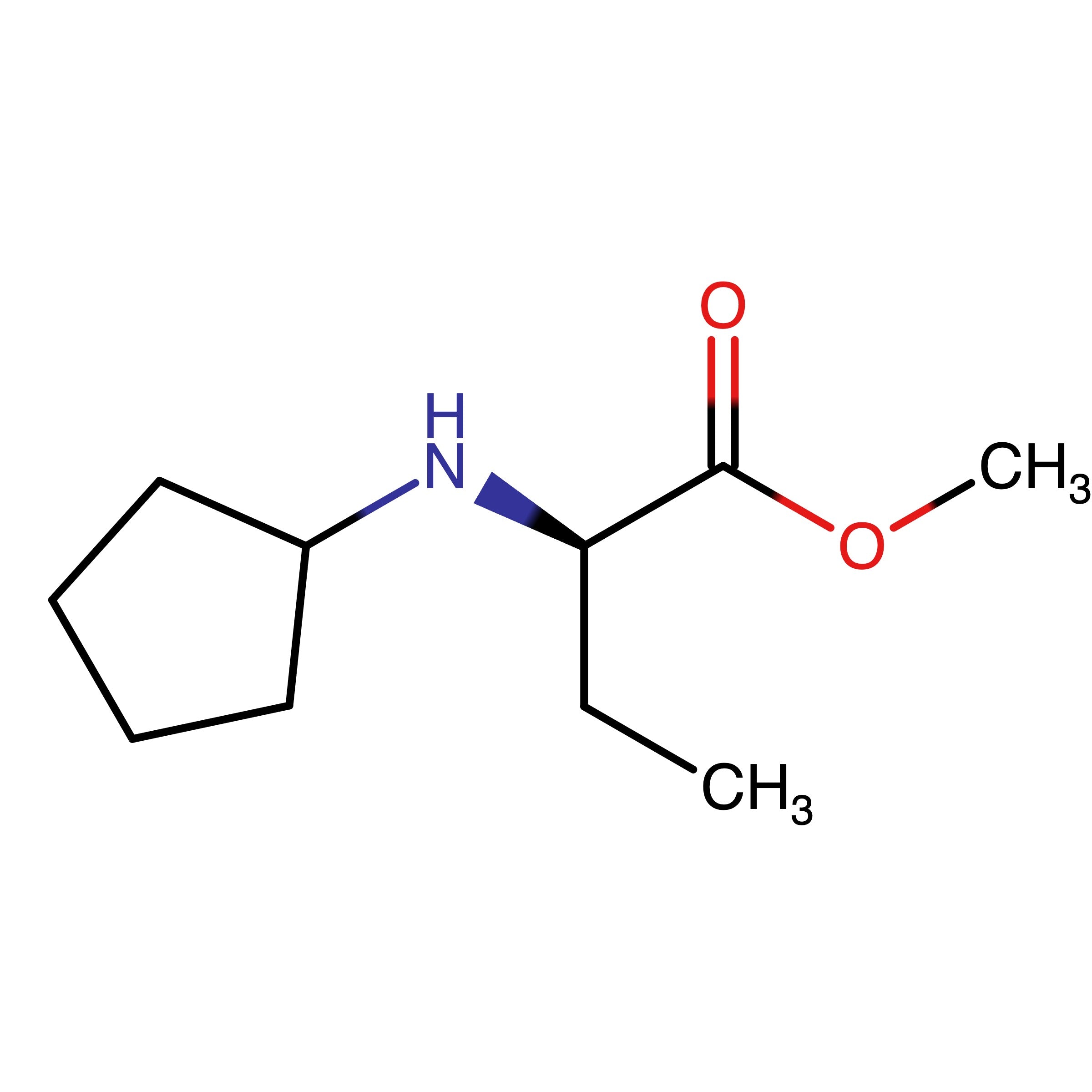 CAS 755039-52-2 | (R)-Methyl 2-(cyclopentylamino)butanoate | MFCD11977213