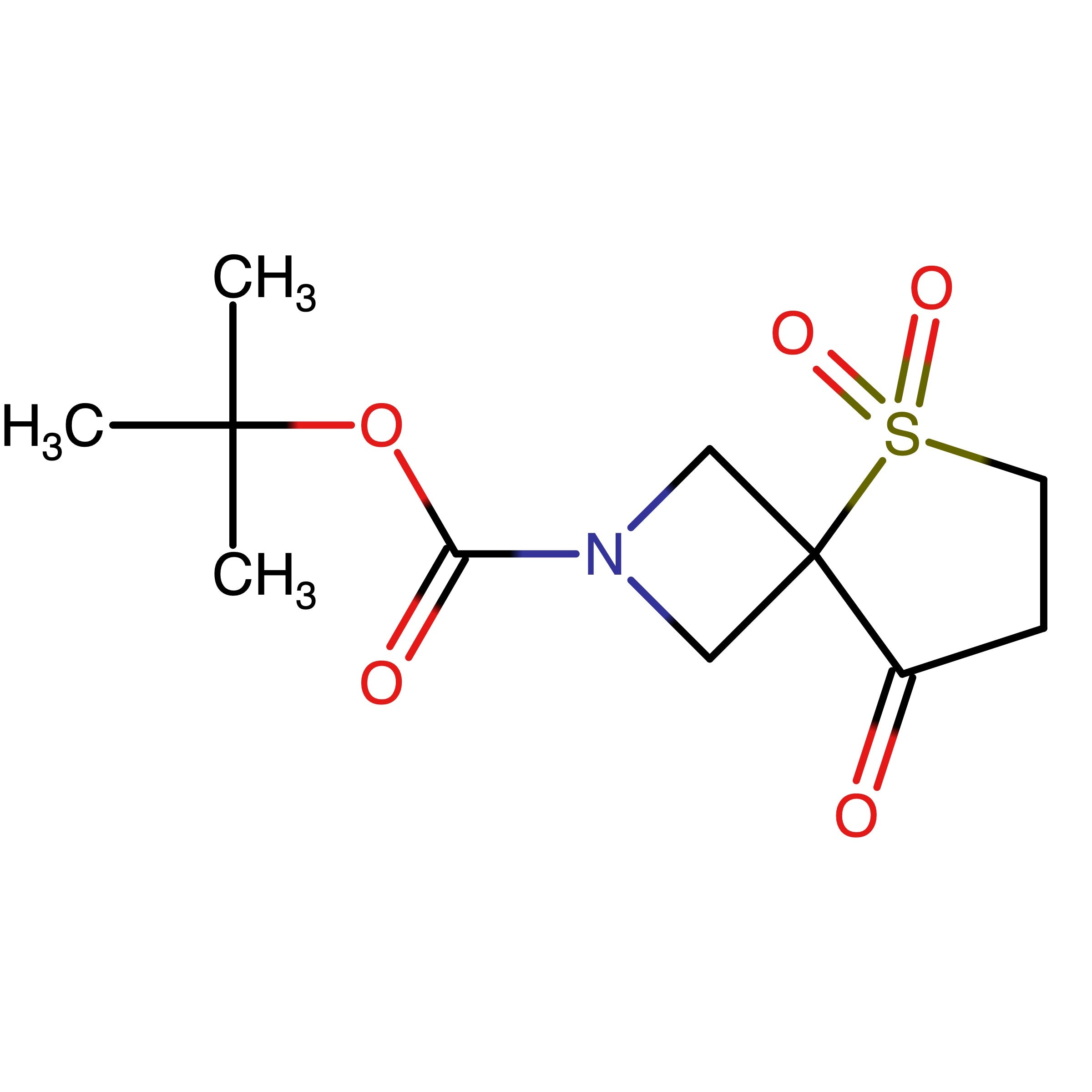 CAS 1340481-91-5 | 5-Thia-2-azaspiro[3.4]octane-2-carboxylic acid, 8-oxo-, 1,1-dimethylethyl ester, 5,5-dioxide | MFCD22370065