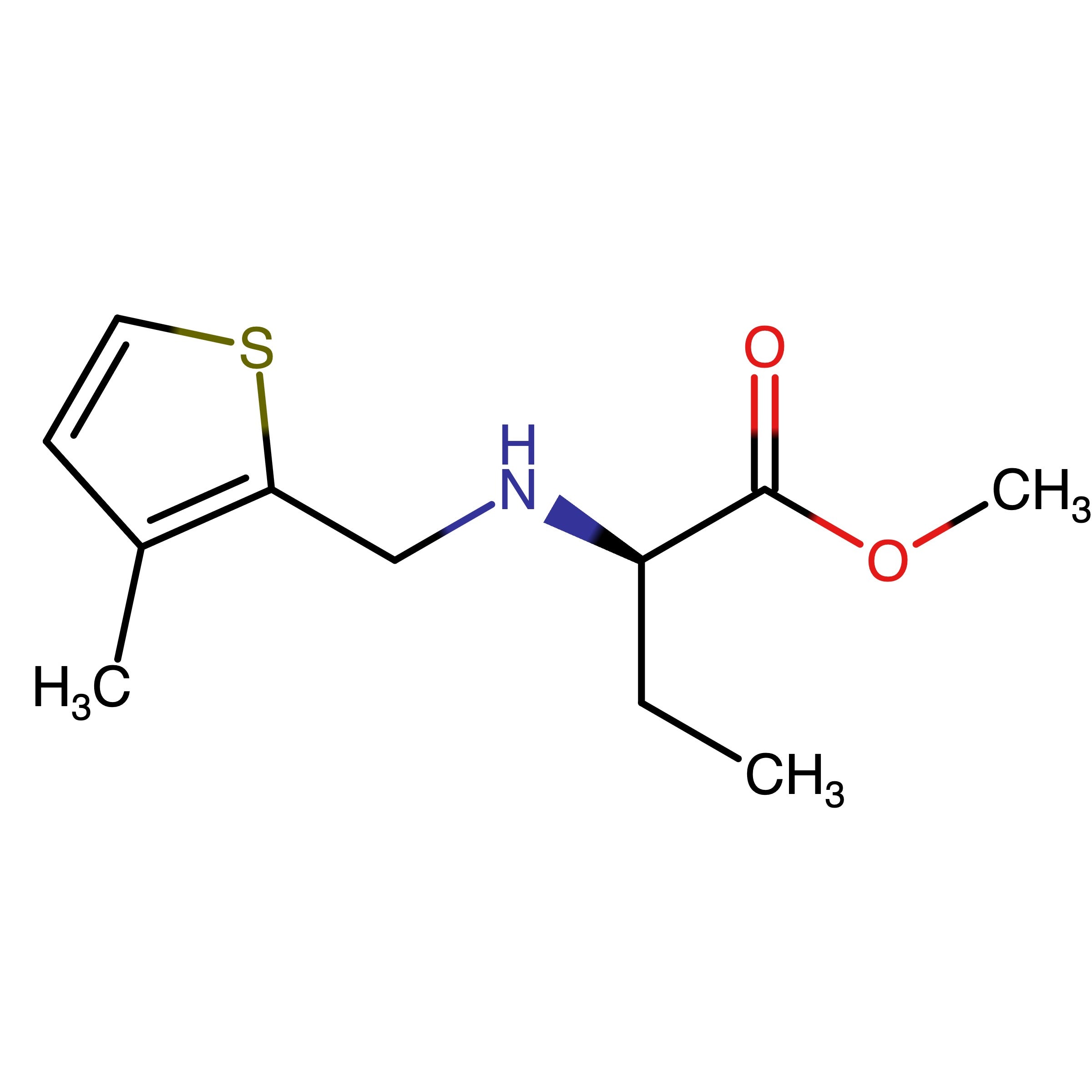 CAS 2328095-43-6 | (R)-Methyl 2-(((3-methylthiophen-2-yl)methyl)amino)butanoate