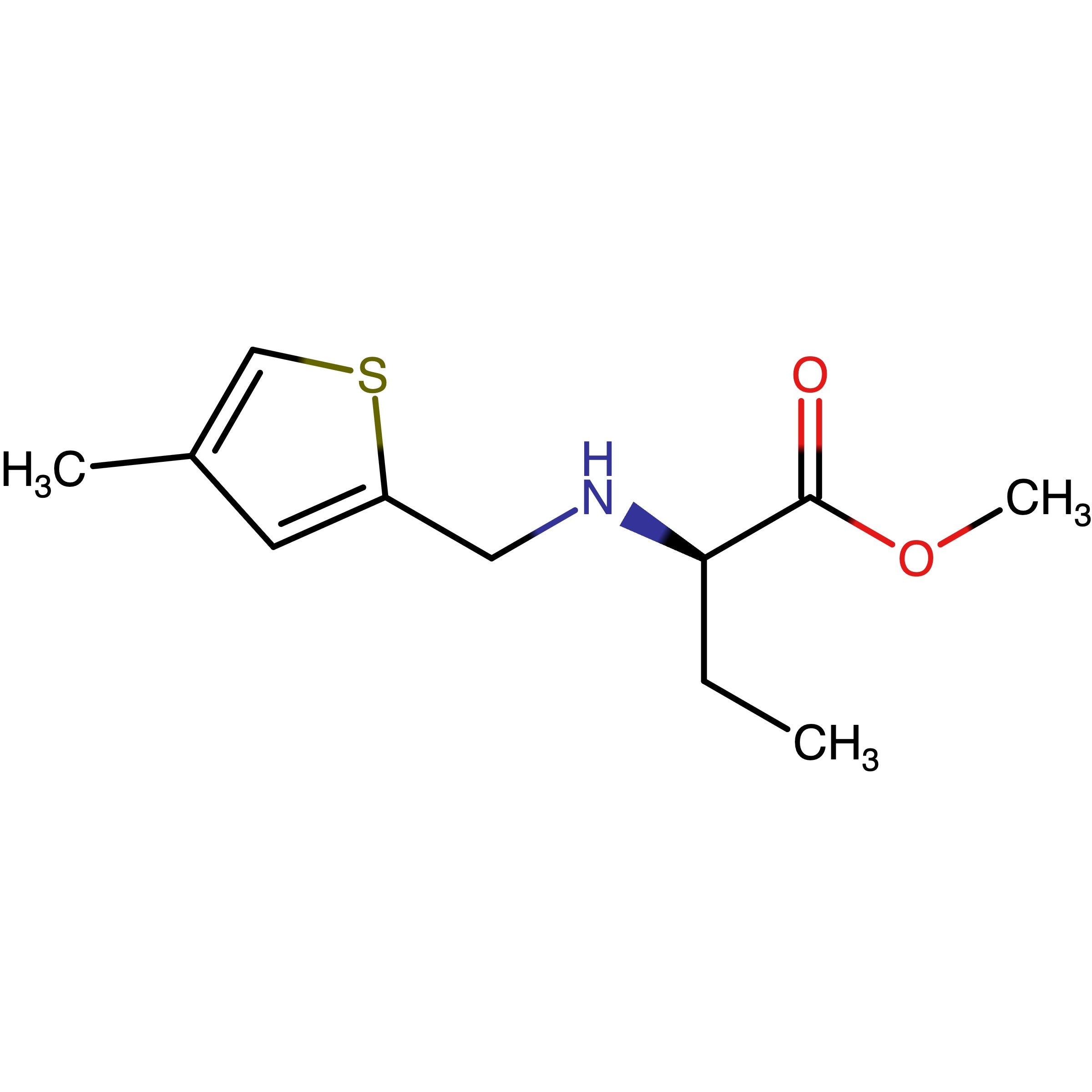 CAS 2328109-11-9 | (R)-Methyl 2-(((4-methylthiophen-2-yl)methyl)amino)butanoate