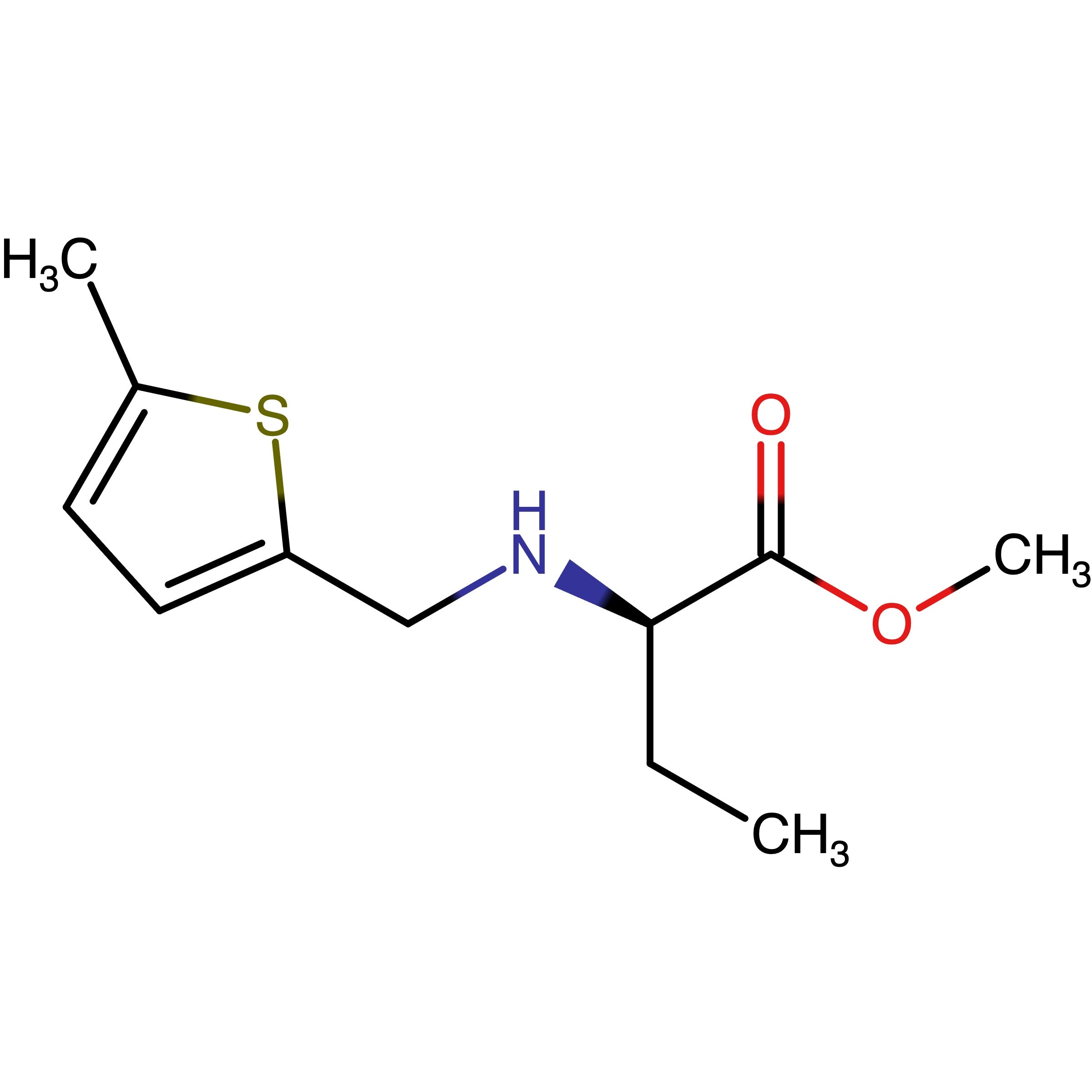 CAS 2328093-41-8 | (R)-Methyl 2-(((5-methylthiophen-2-yl)methyl)amino)butanoate