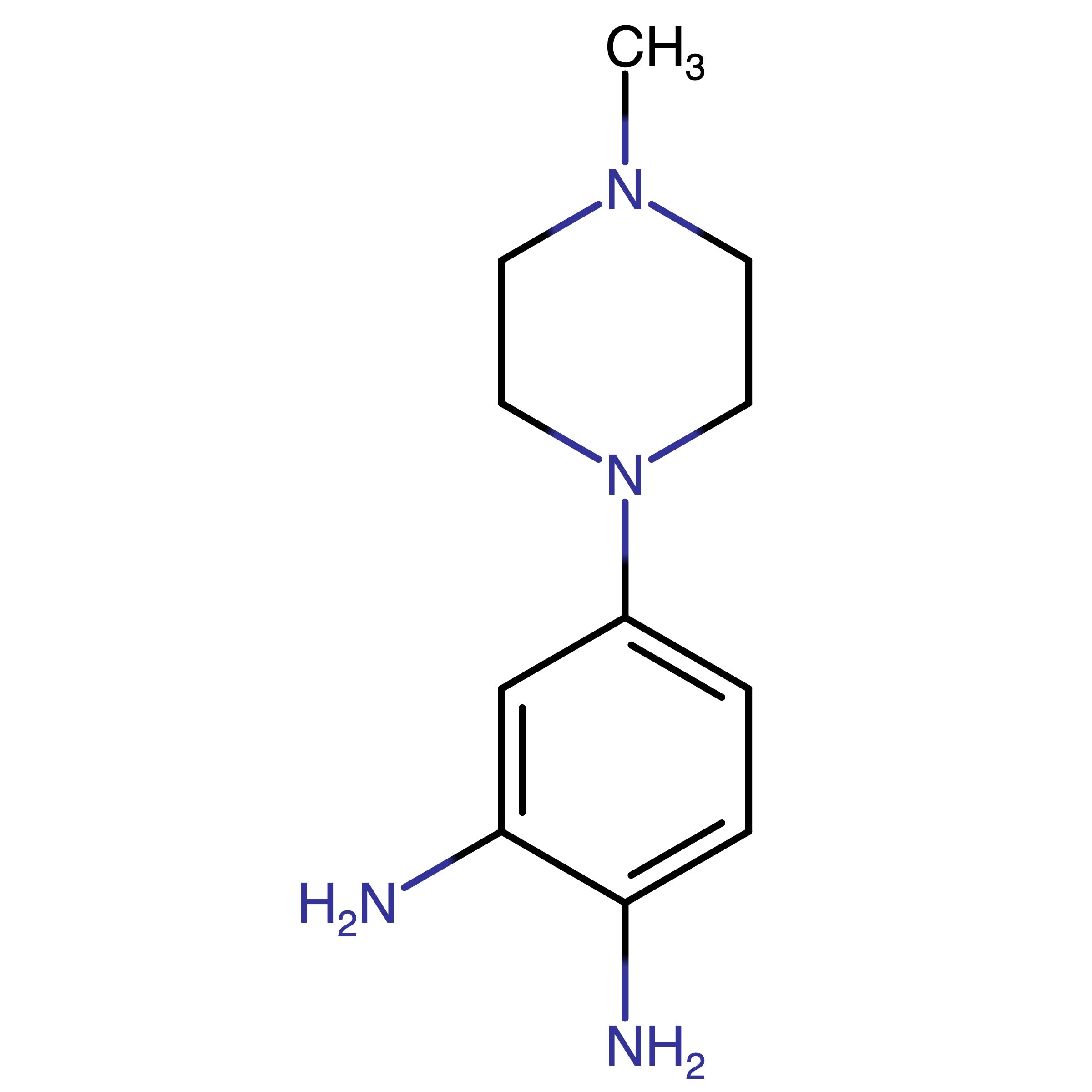 CAS 54998-08-2 | 4-(4-Methylpiperazin-1-yl)benzene-1,2-diamine | MFCD03001209