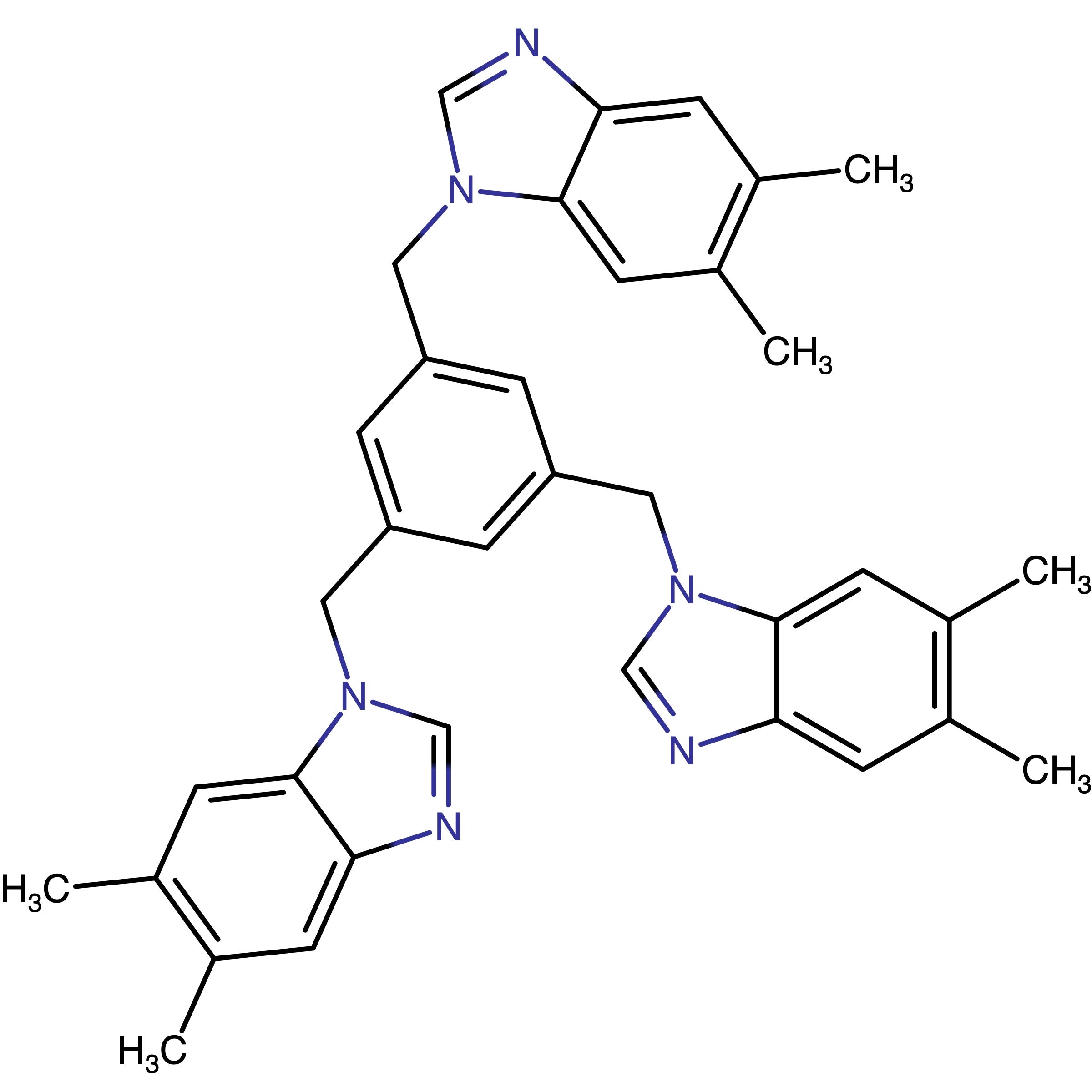 CAS 2247034-63-3 | 1,3,5-Tris((5,6-dimethyl-1H-benzo[d]imidazol-1-yl)methyl)benzene