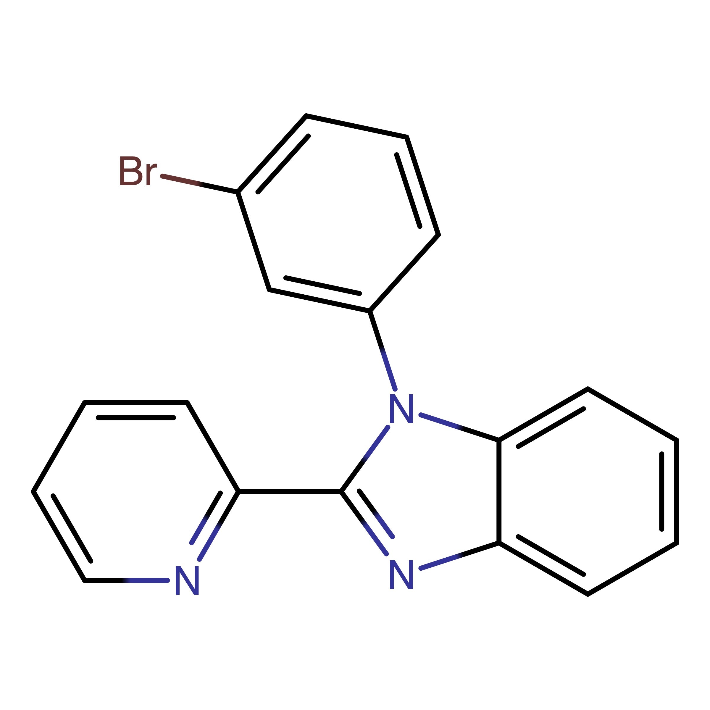 CAS 1418123-93-9 | 1-(3-Bromophenyl)-2-(pyridin-2-yl)-1H-benzo[d]imidazole | MFCD32709322