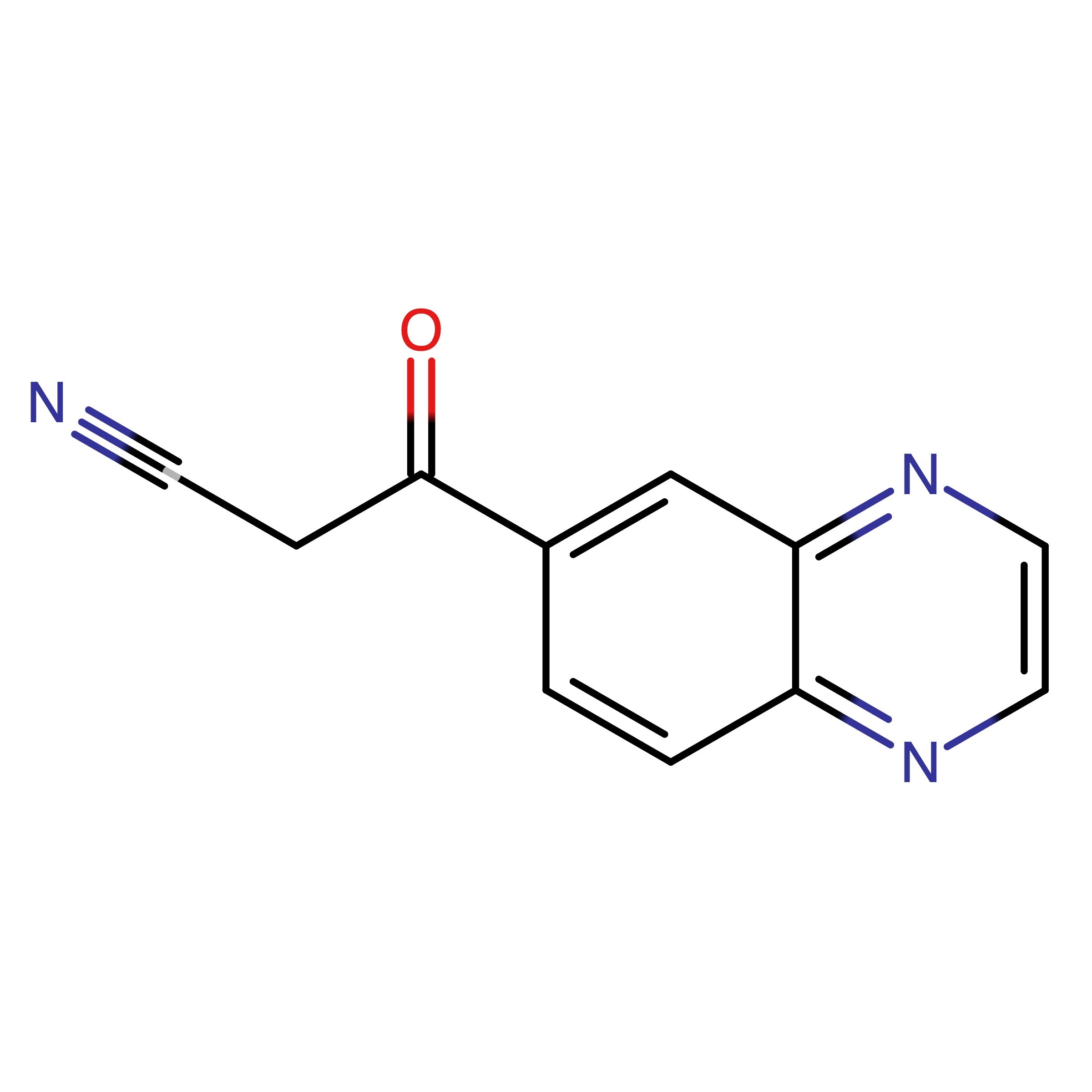 CAS 2873282-43-8 | 3-Oxo-3-(quinoxalin-6-yl)propanenitrile