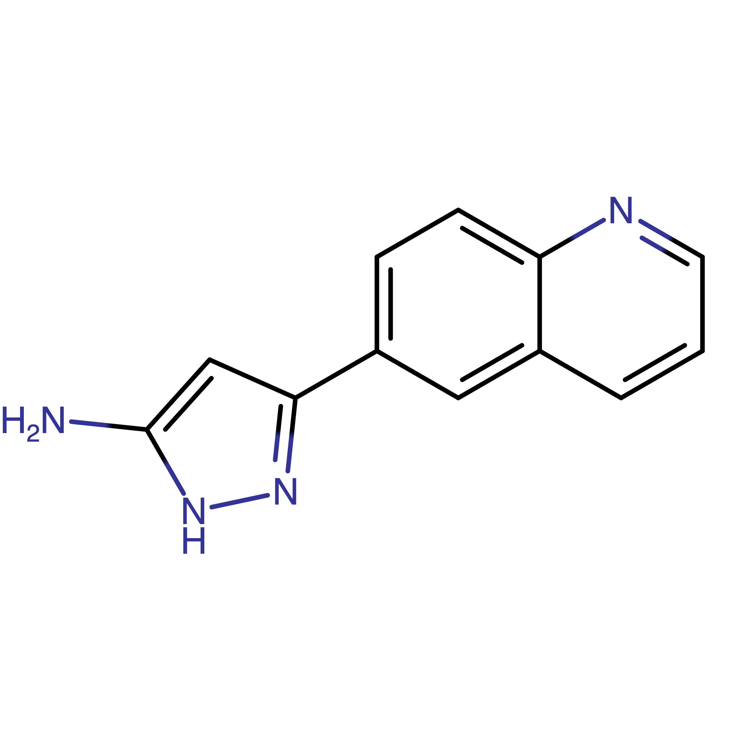CAS 1040724-21-7 | 3-(Quinolin-6-yl)-1H-pyrazol-5-amine | MFCD17234229