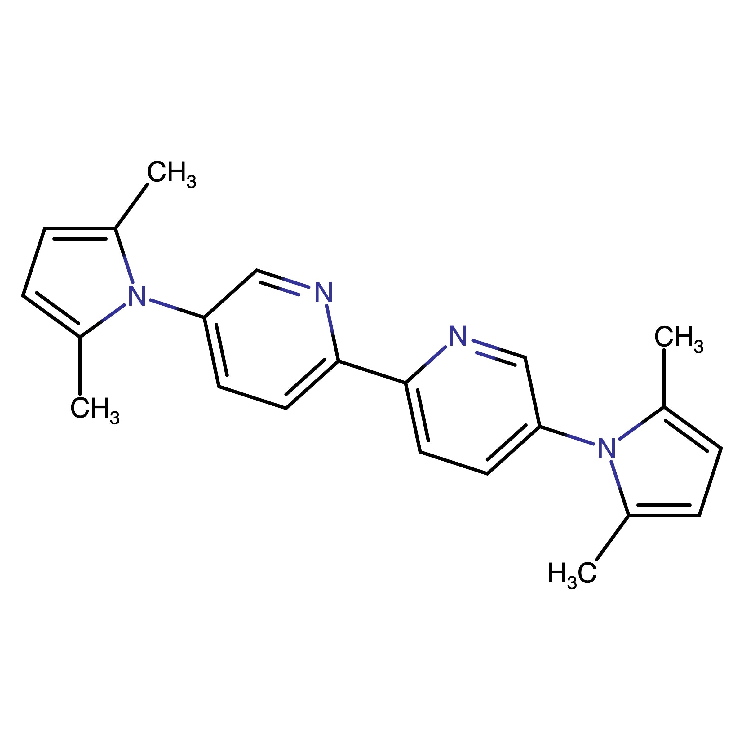 CAS 869781-58-8 | 5,5'-Bis(2,5-dimethyl-1H-pyrrol-1-yl)-2,2'-bipyridine