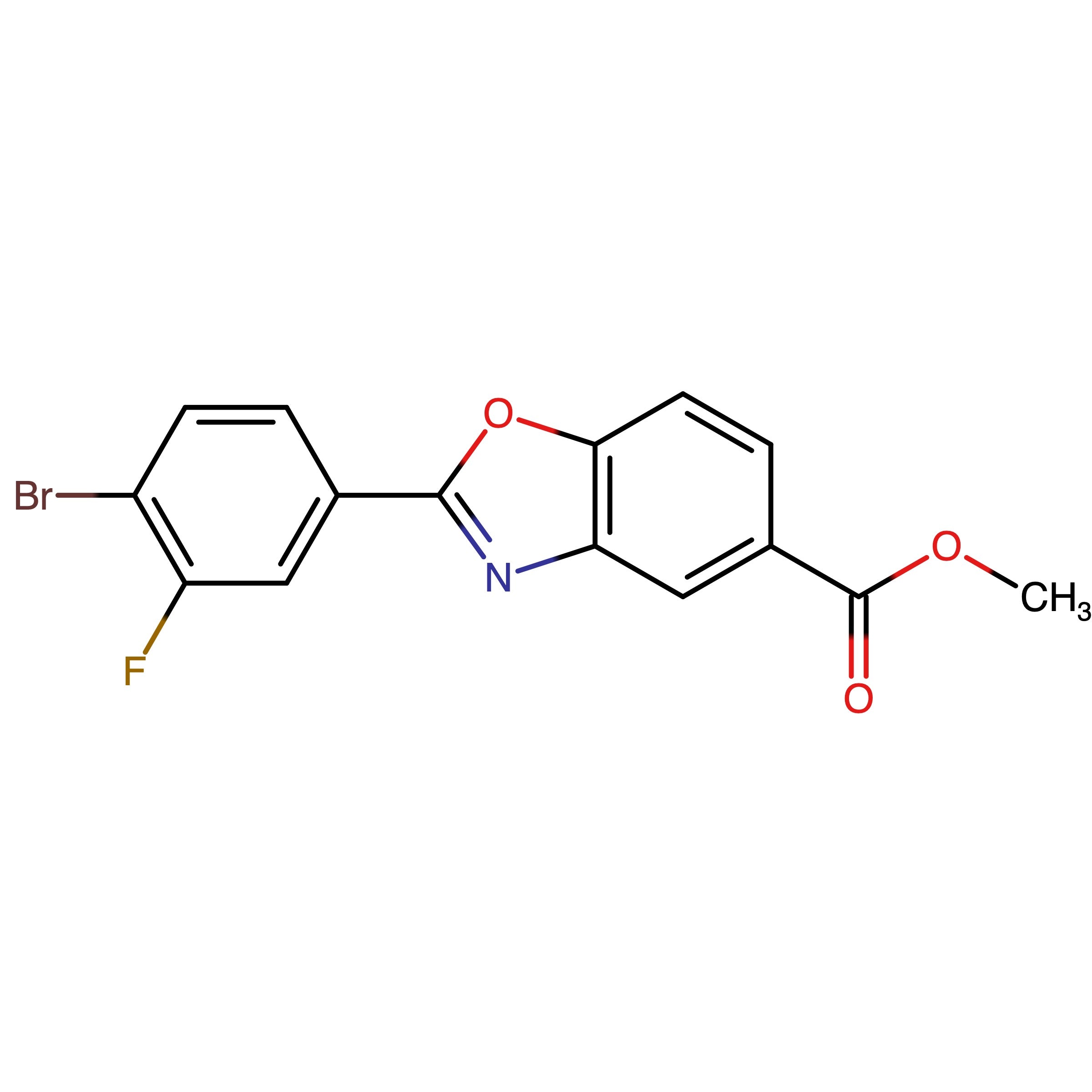 CAS 2102425-29-4 | Methyl 2-(4-bromo-3-fluorophenyl)-1,3-benzoxazole-5-carboxylate