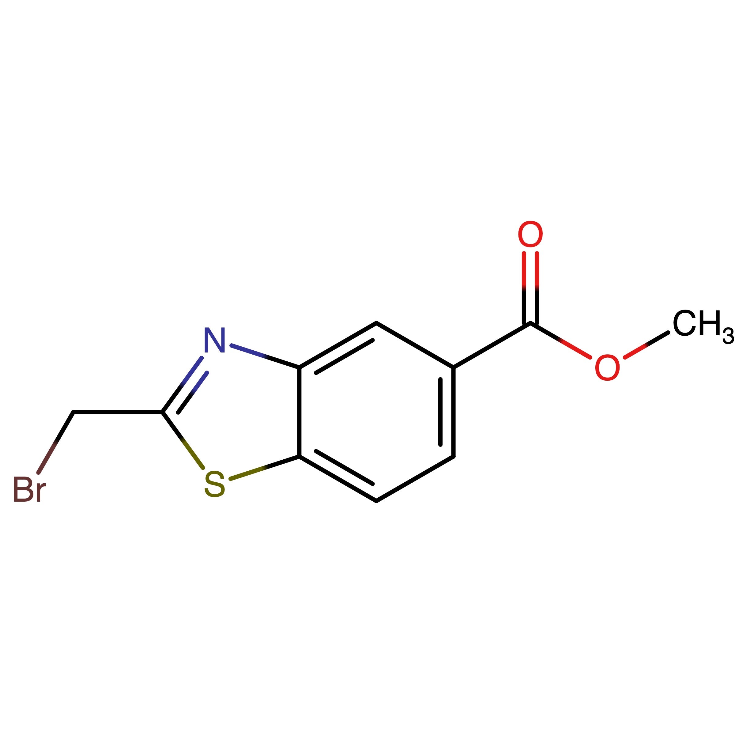 CAS 1227628-99-0 | Methyl 2-(bromomethyl)benzo[d]thiazole-5-carboxylate | MFCD22581471
