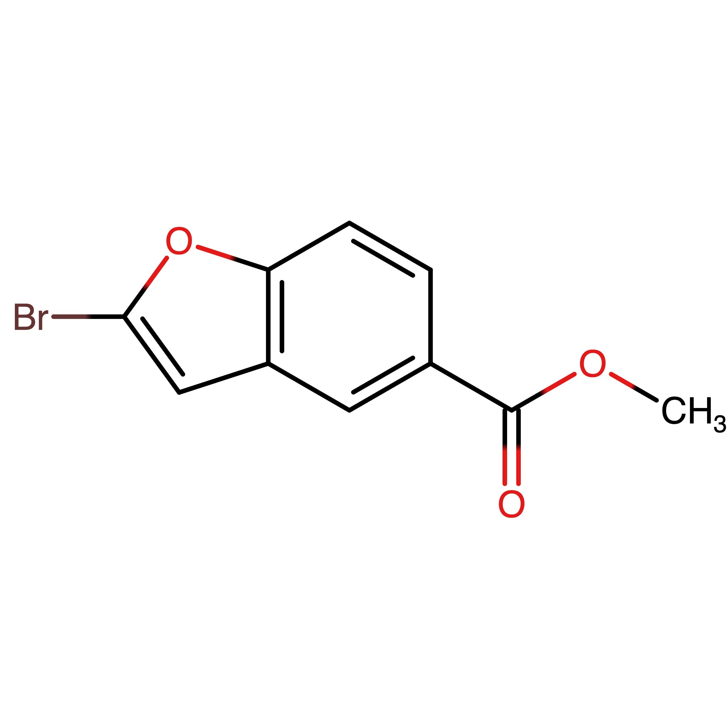 CAS 1191415-17-4 | Methyl 2-bromo-1-benzofuran-5-carboxylate