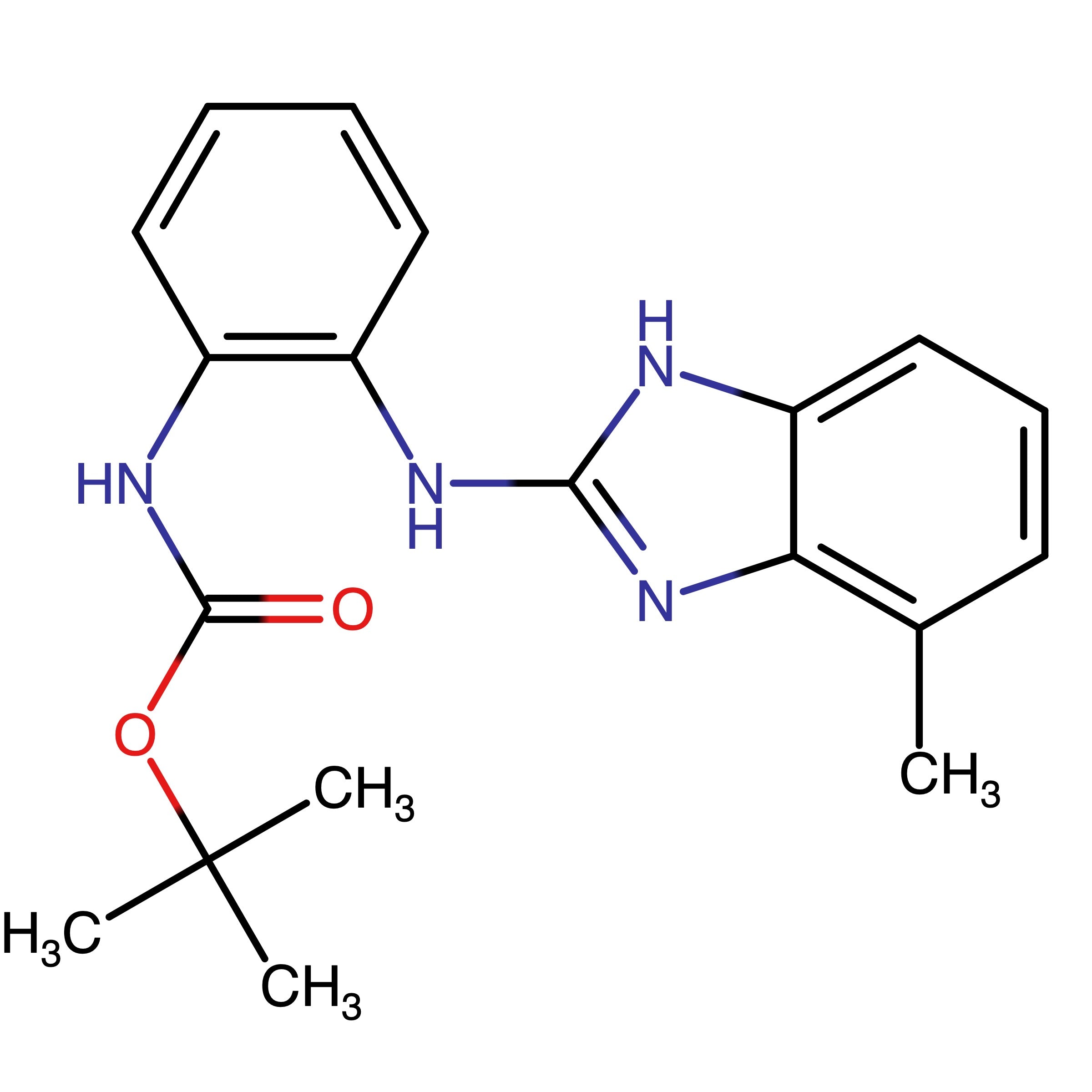 CAS 1965305-67-2 | tert-Butyl 2-(4-methyl-1H-benzo[d]imidazol-2-ylamino)phenylcarbamate